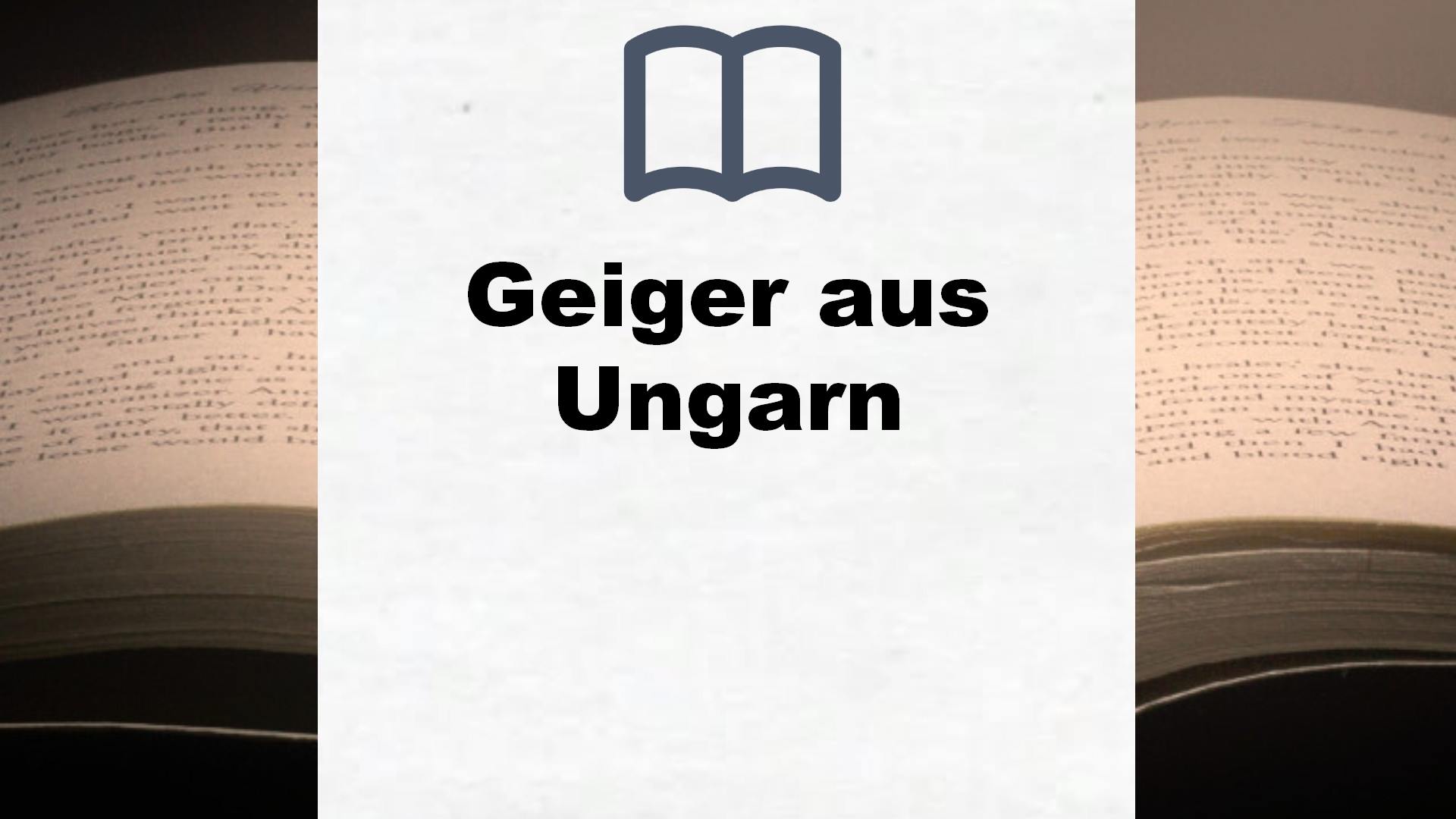 Bücher über Geiger aus Ungarn