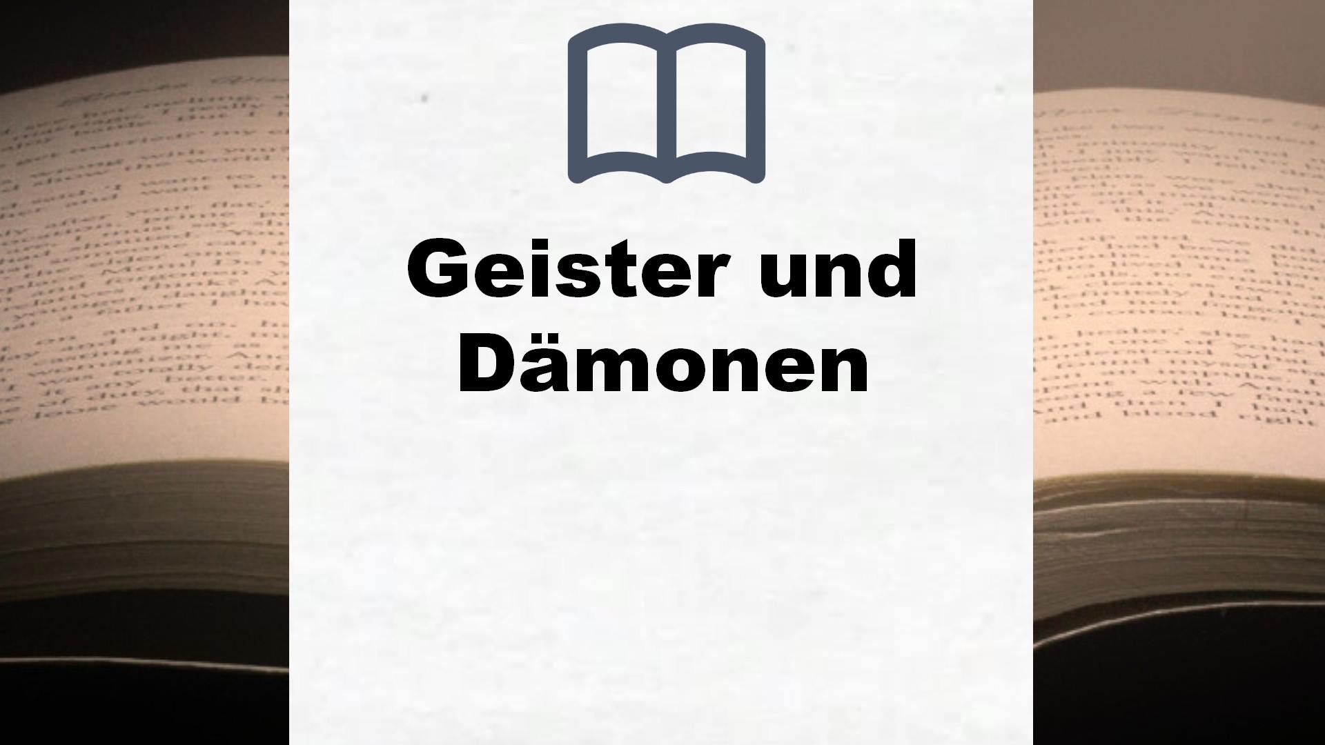 Bücher über Geister und Dämonen