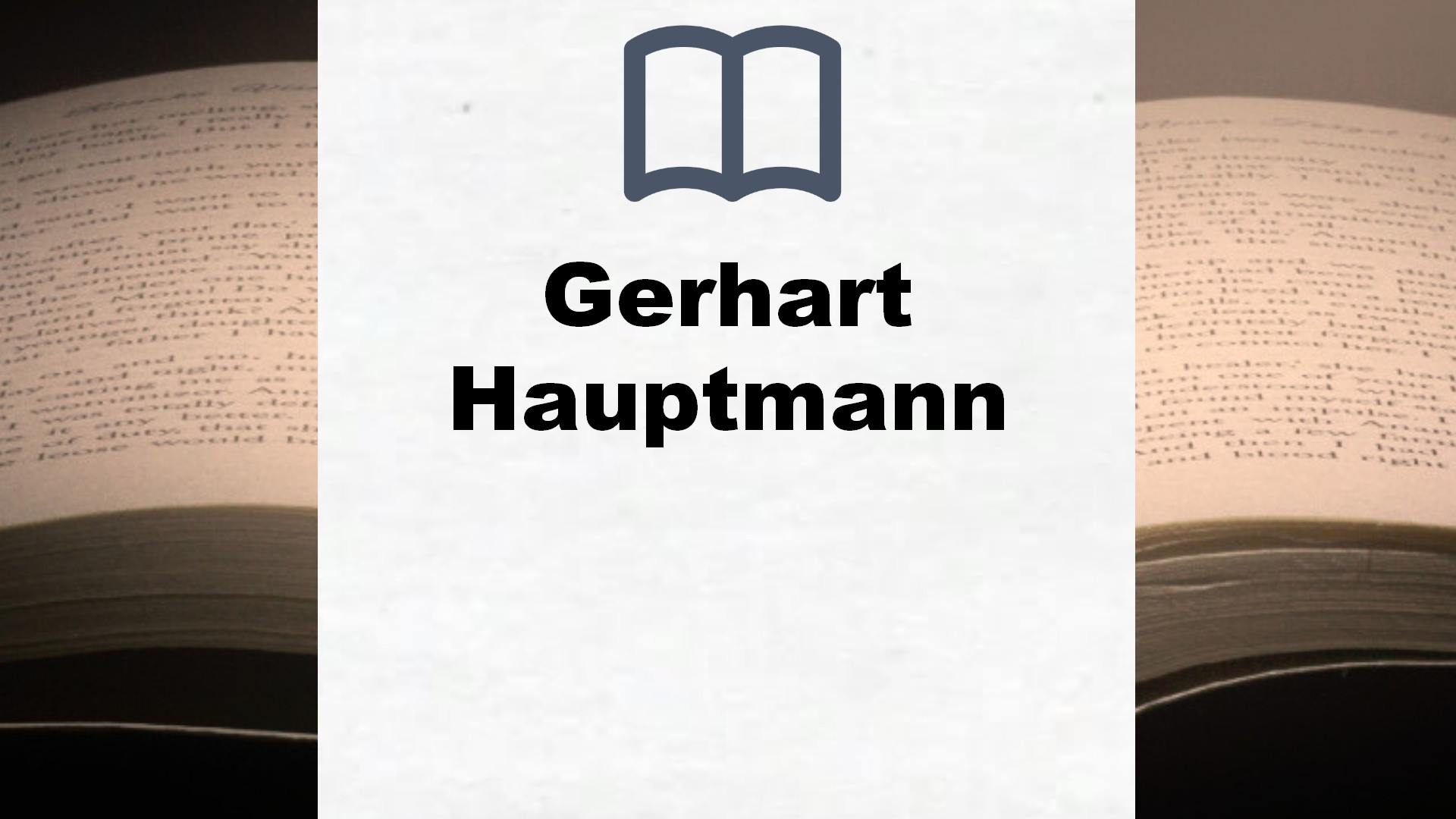 Bücher über Gerhart Hauptmann