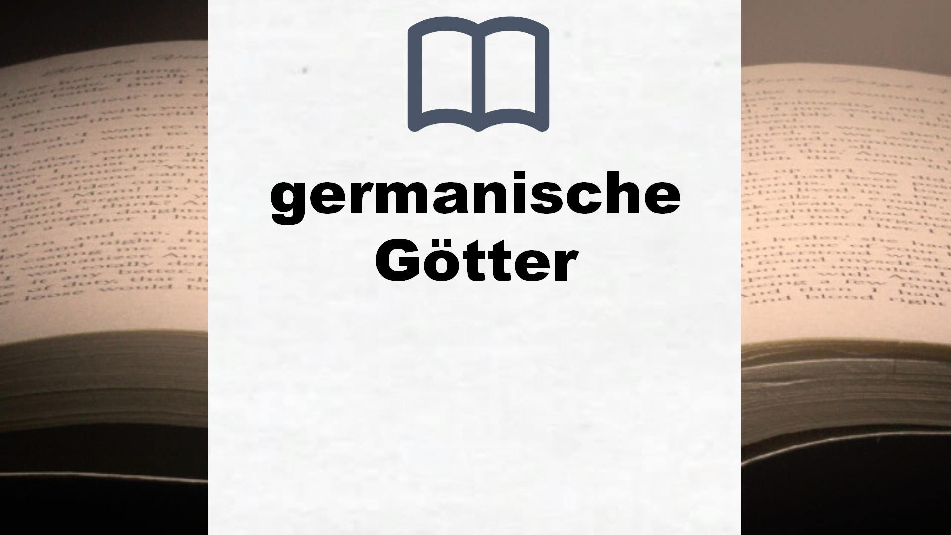 Bücher über germanische Götter