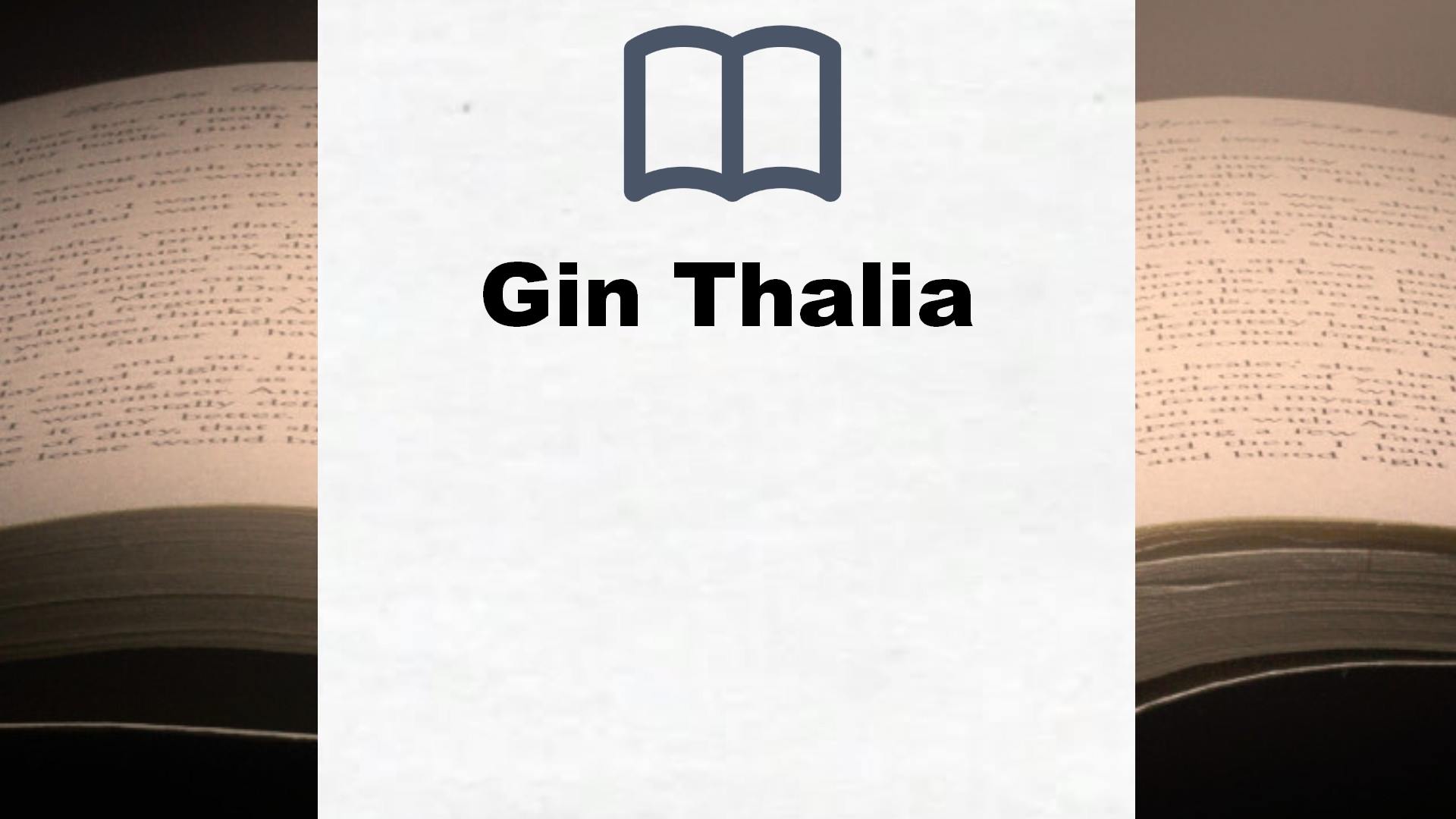 Bücher über Gin Thalia