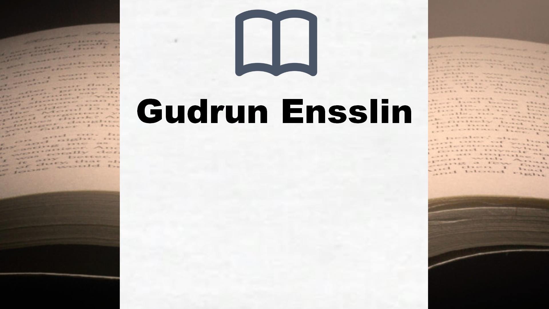 Bücher über Gudrun Ensslin