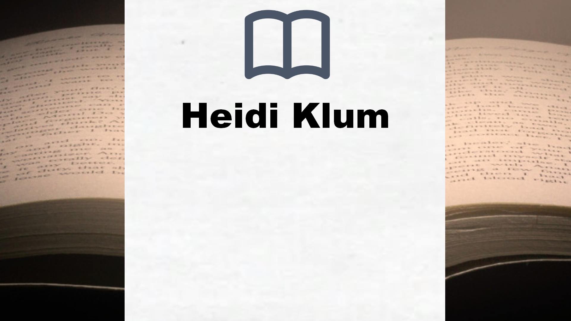 Bücher über Heidi Klum