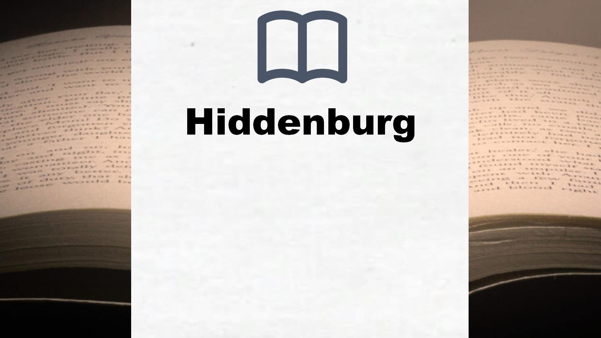 Bücher über Hiddenburg