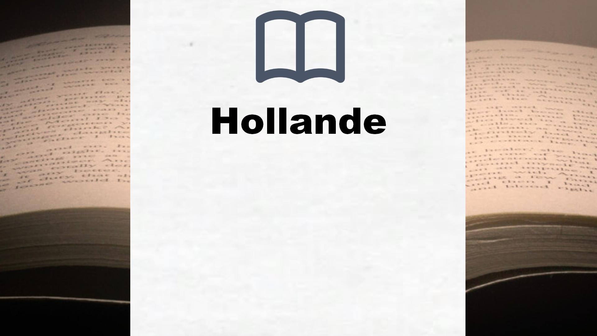 Bücher über Hollande