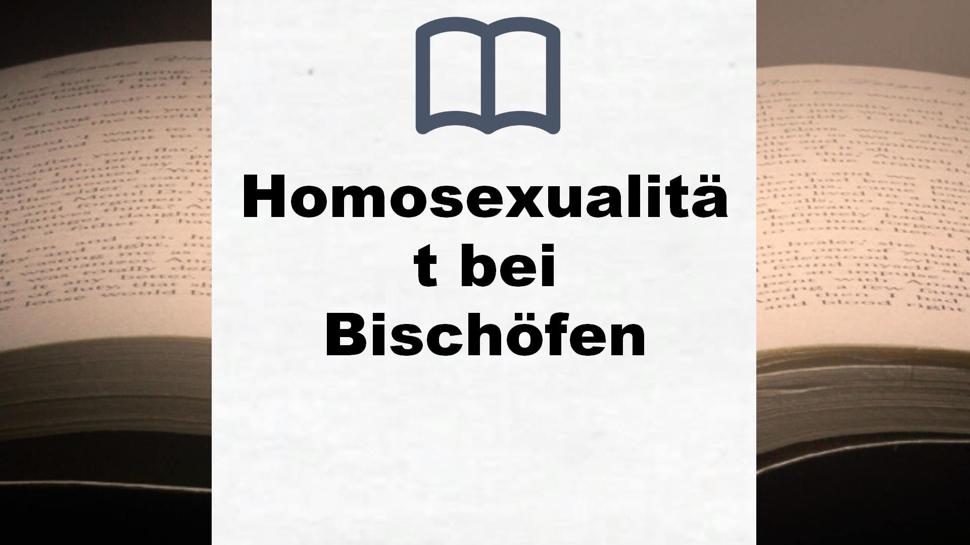Bücher über Homosexualität bei Bischöfen
