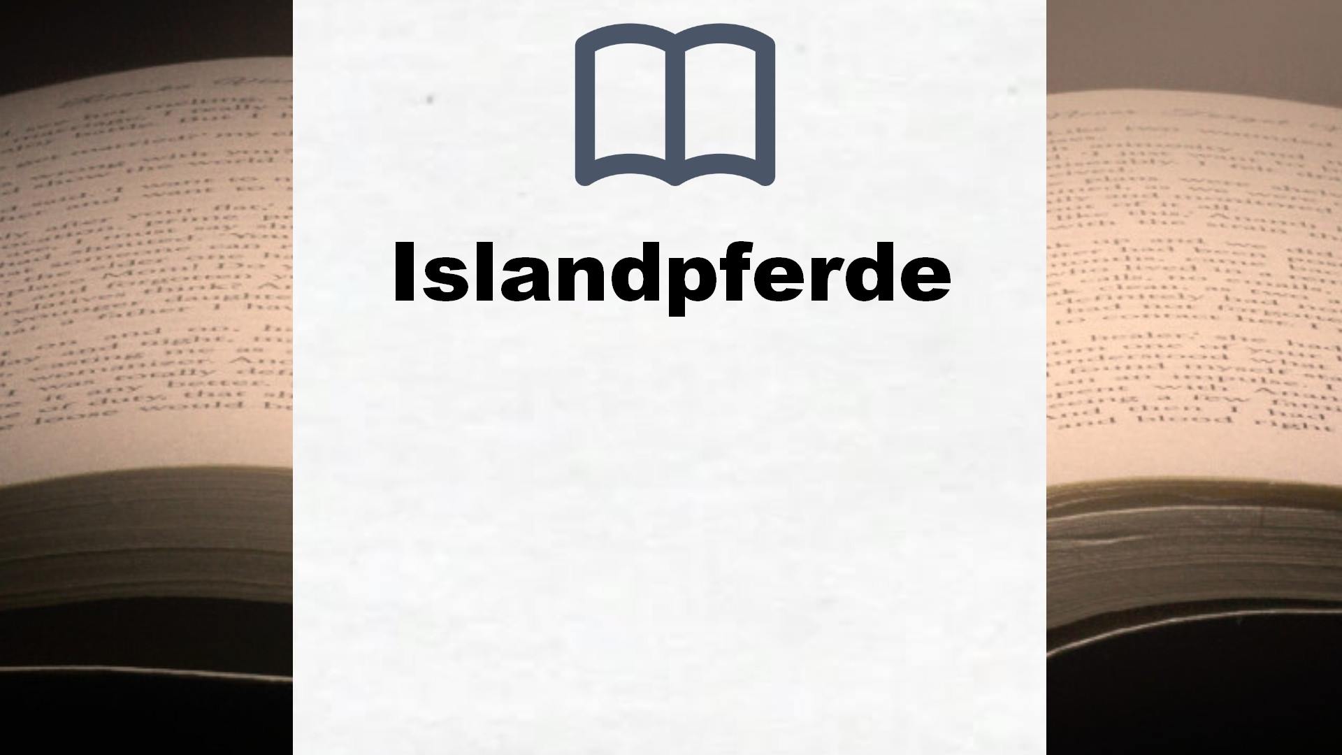 Bücher über Islandpferde