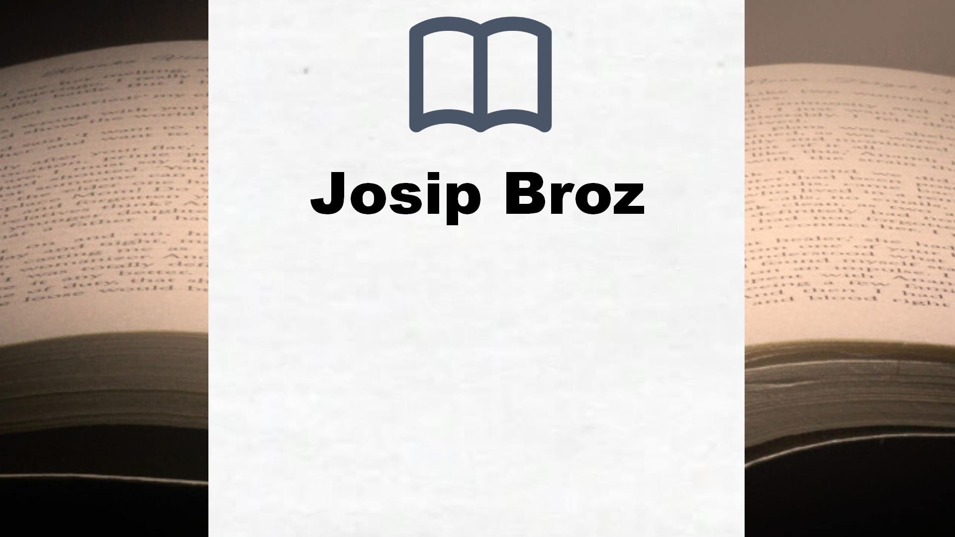 Bücher über Josip Broz