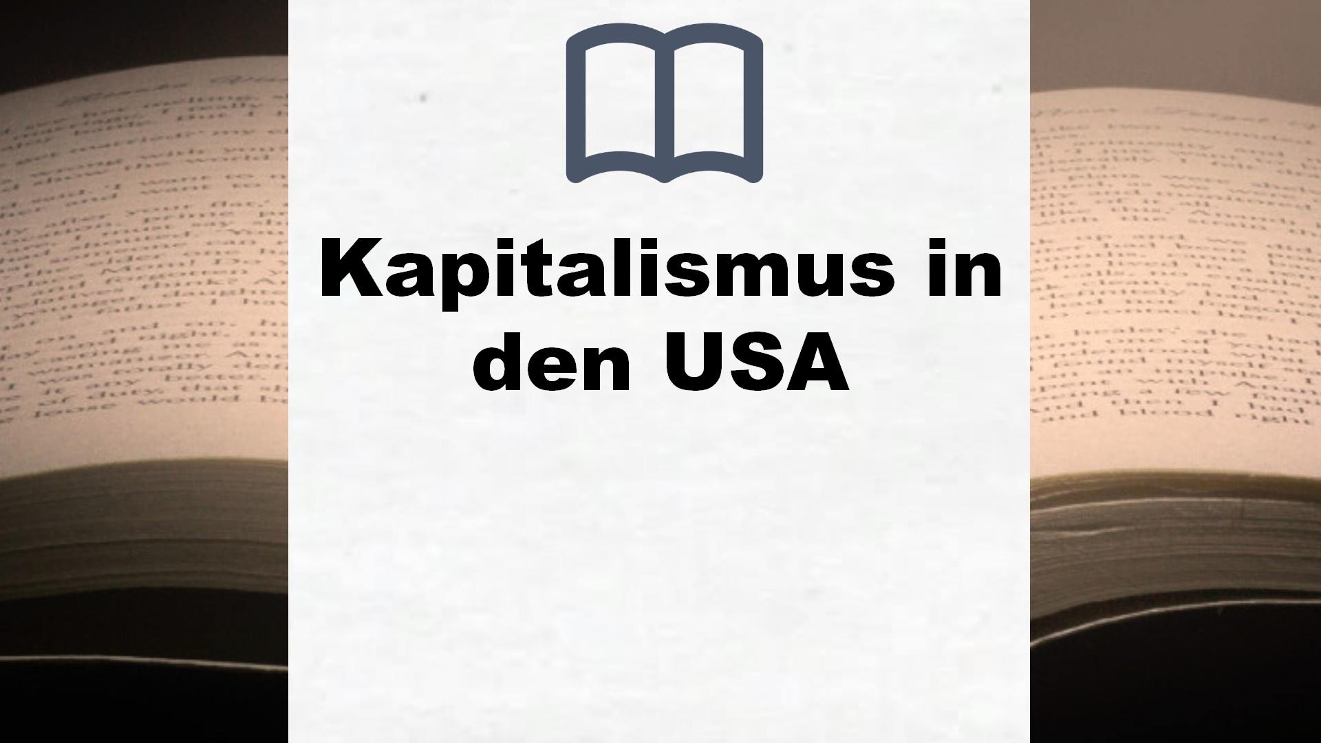 Bücher über Kapitalismus in den USA