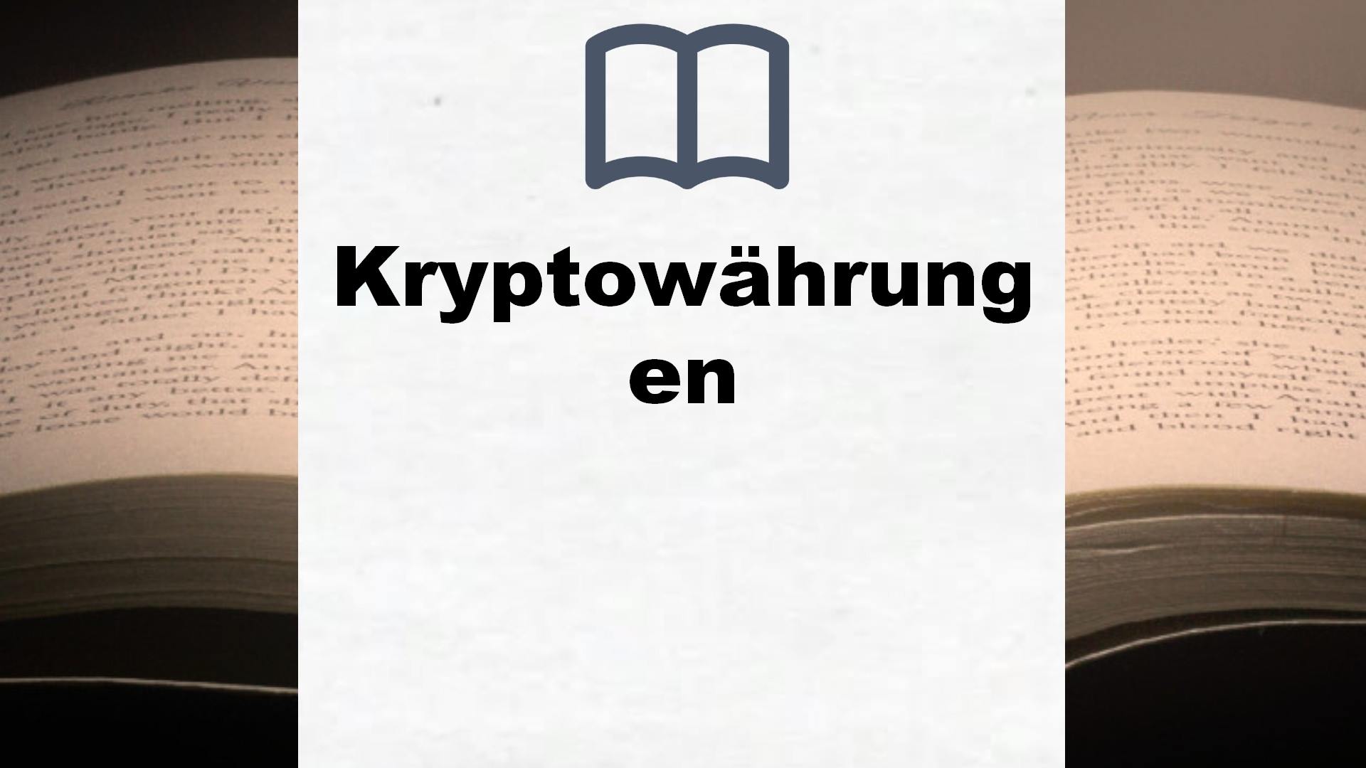 Bücher über Kryptowährungen
