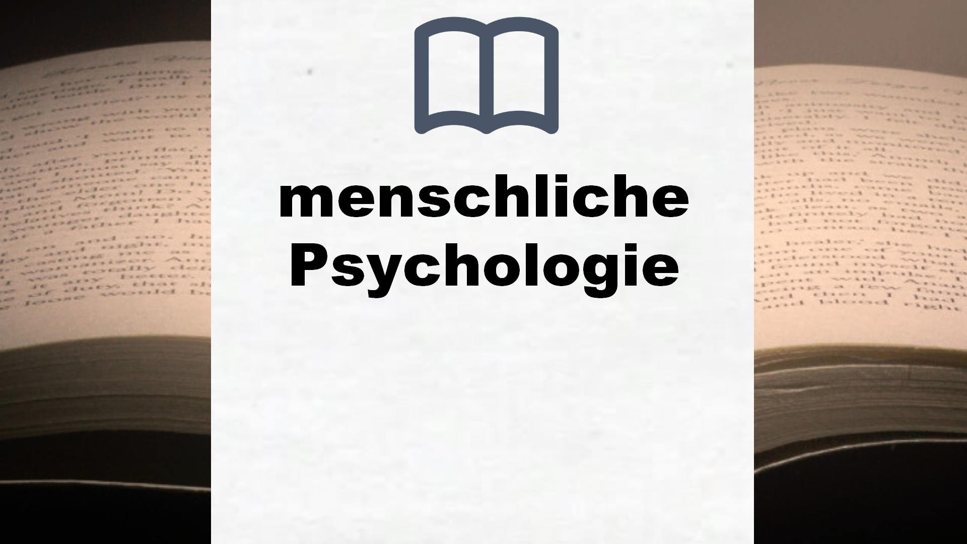 Bücher über menschliche Psychologie