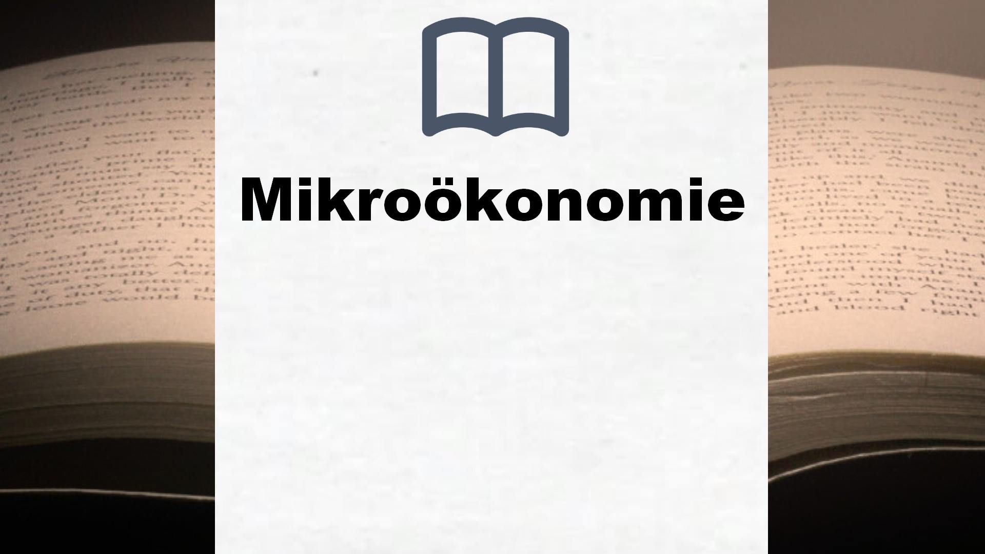 Bücher über Mikroökonomie