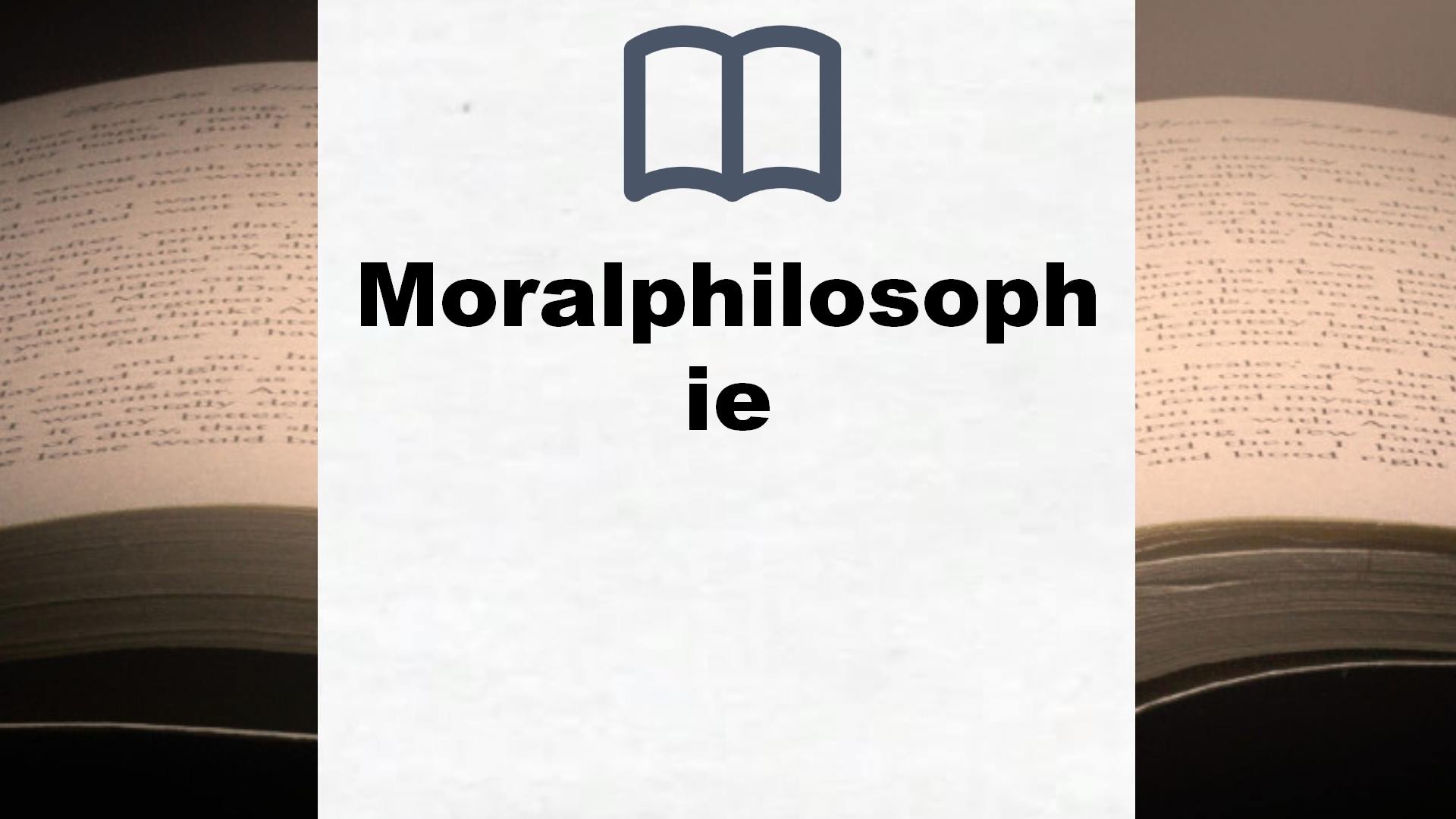 Bücher über Moralphilosophie