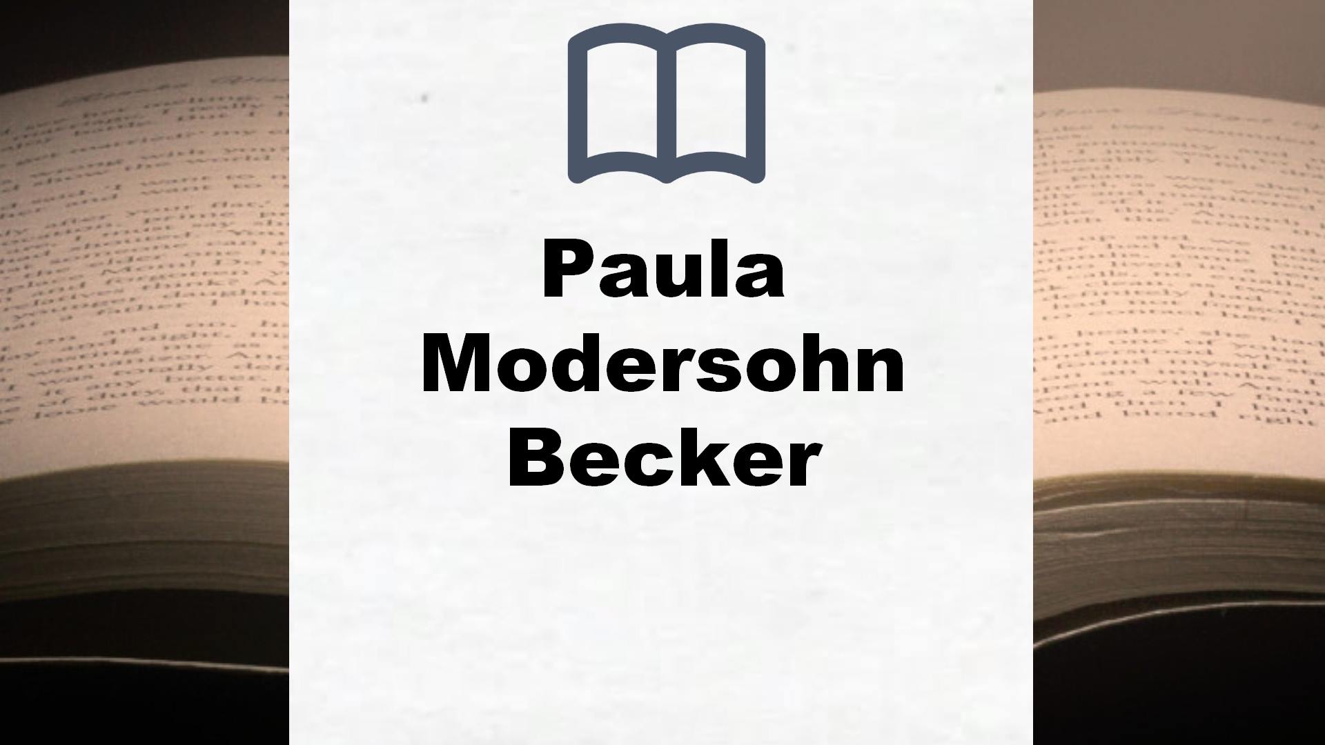 Bücher über Paula Modersohn Becker