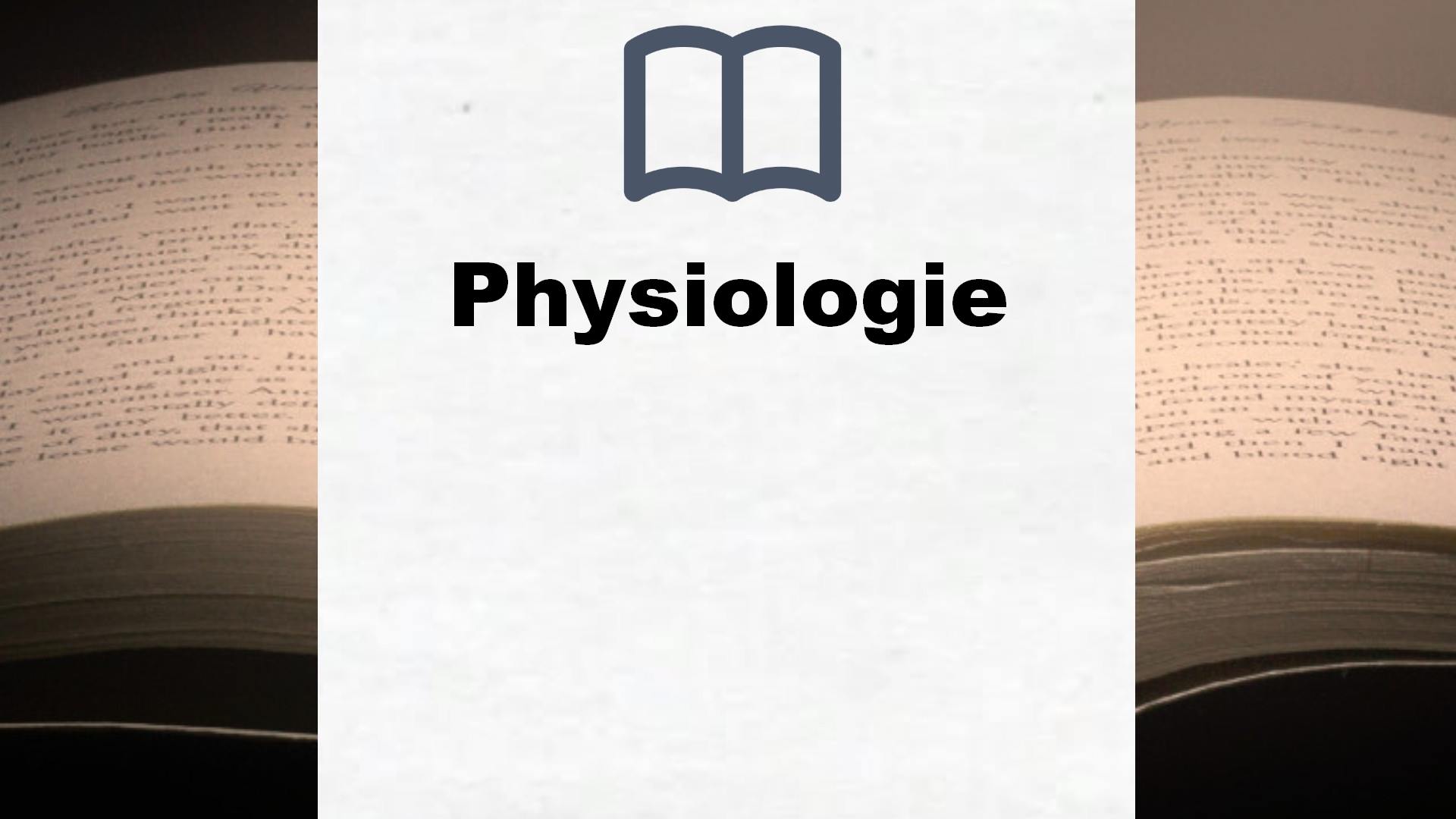 Bücher über Physiologie