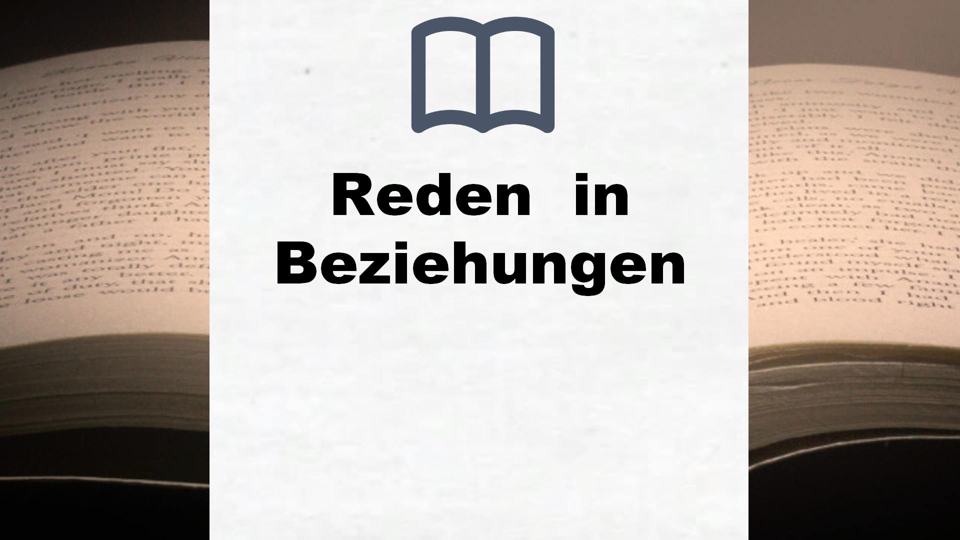 Bücher über Reden  in Beziehungen