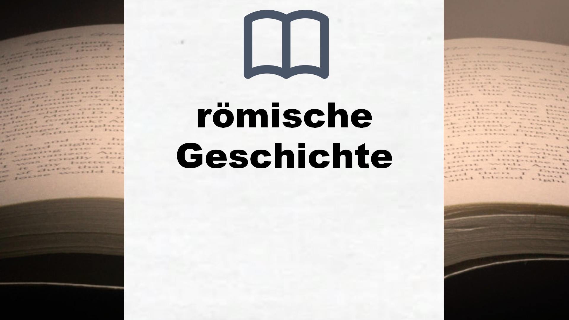 Bücher über römische Geschichte