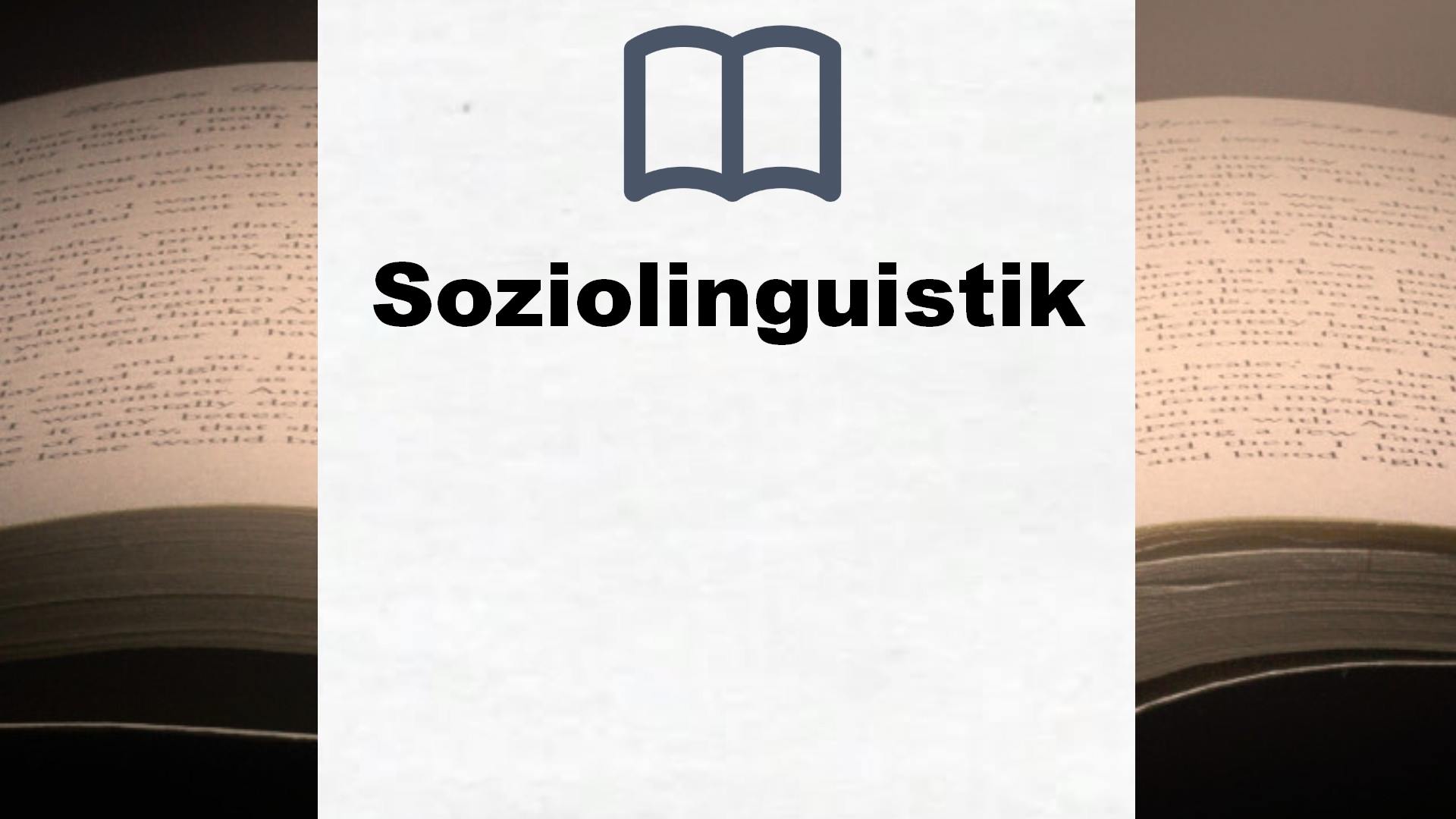 Bücher über Soziolinguistik