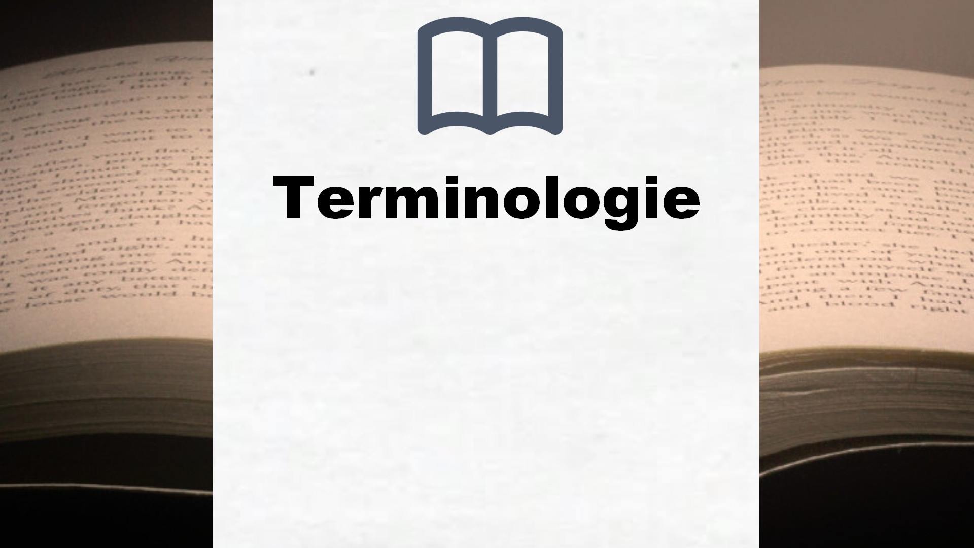 Bücher über Terminologie