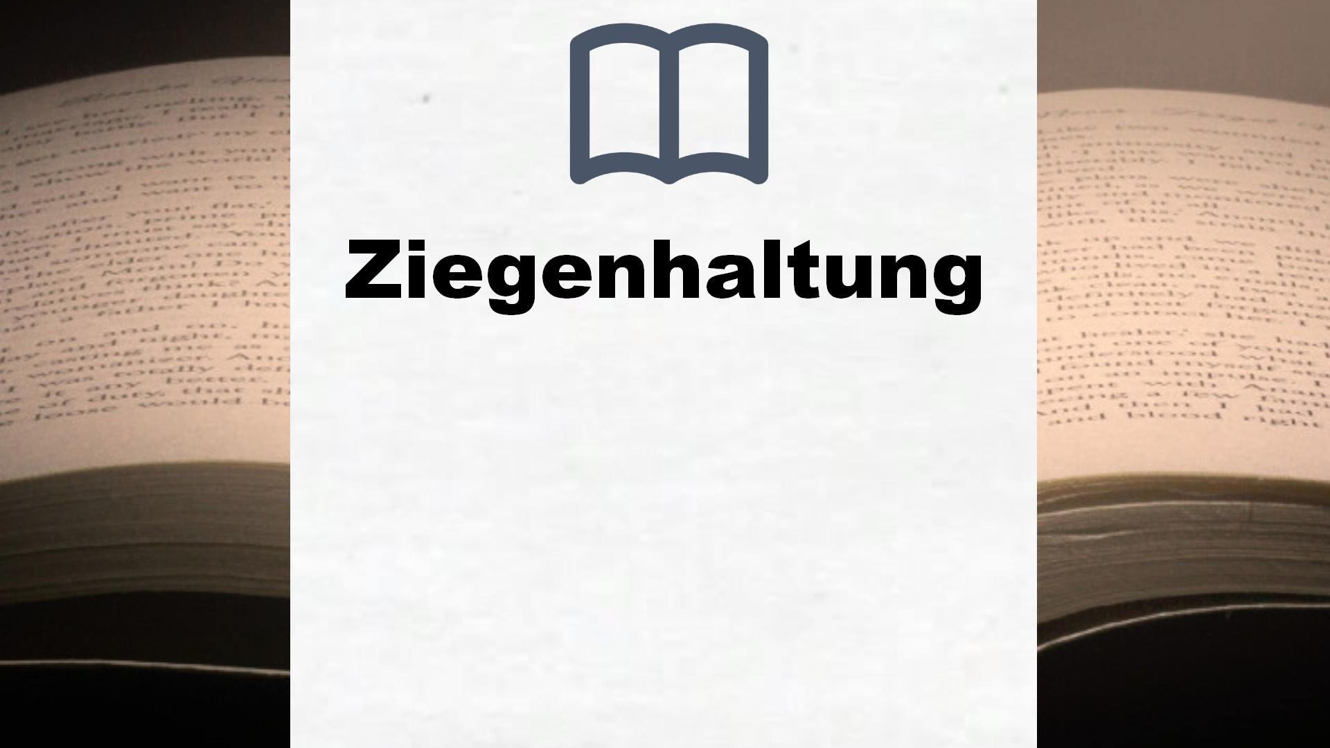 Bücher über Ziegenhaltung