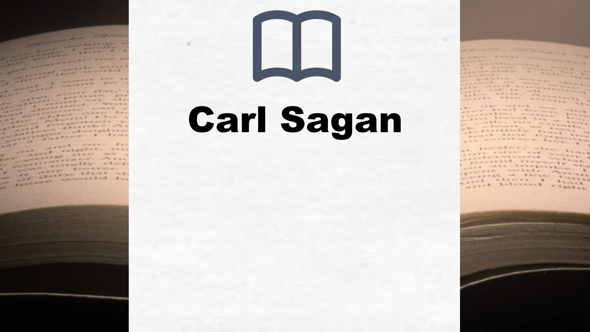 Carl Sagan Bücher