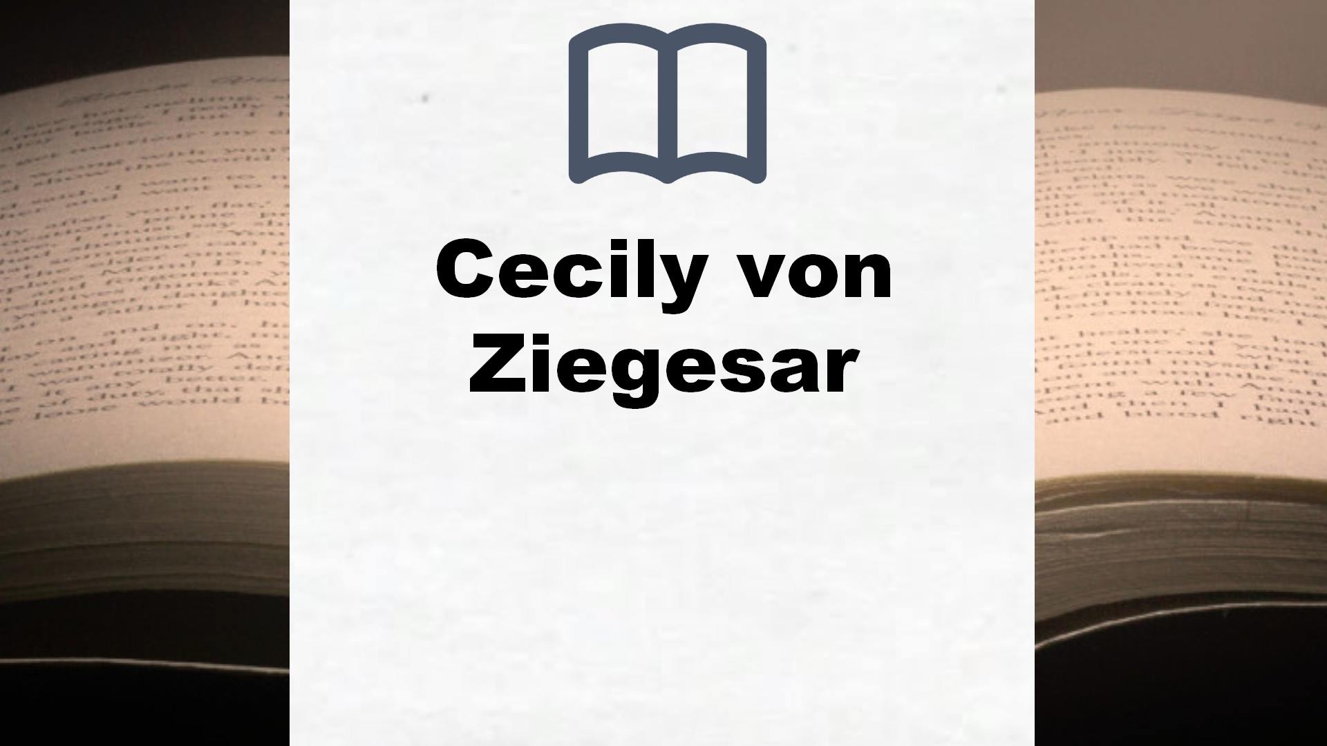 Cecily von Ziegesar Bücher