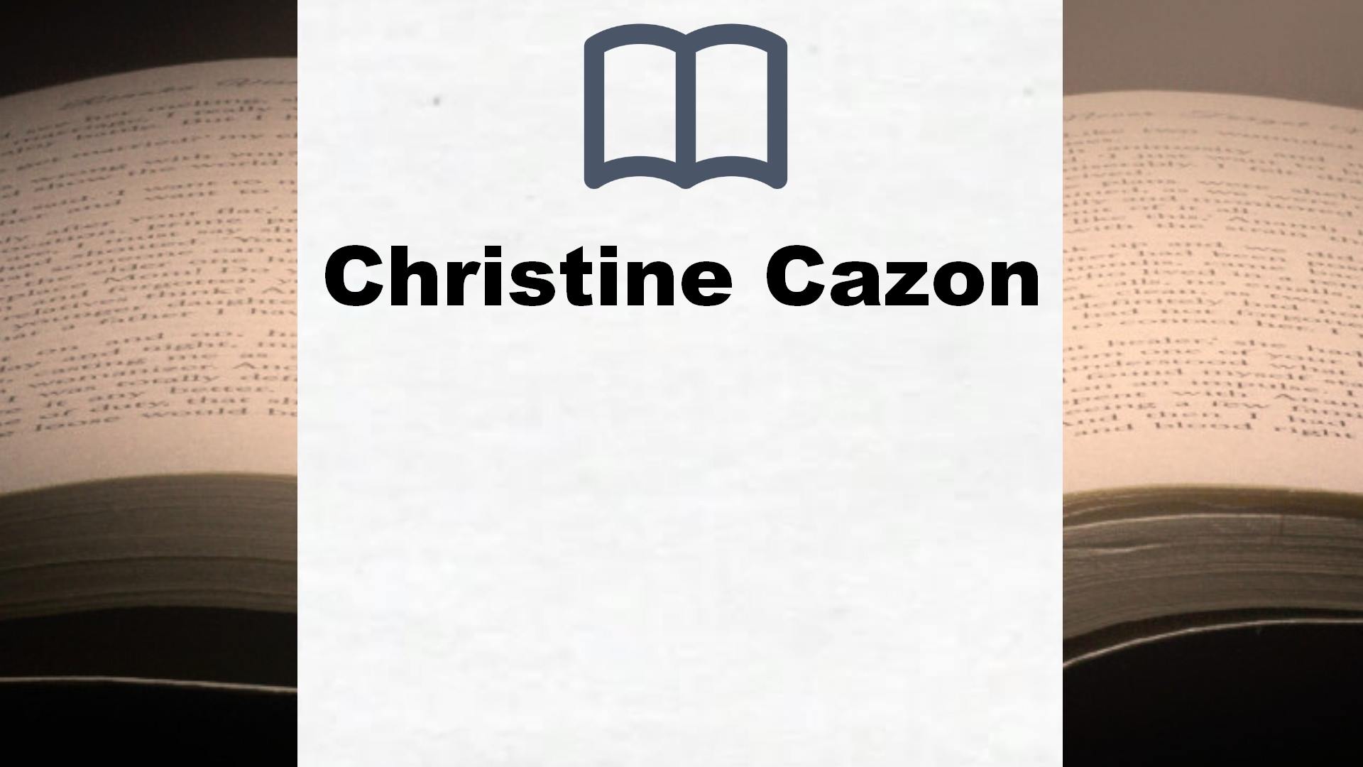 Christine Cazon Bücher