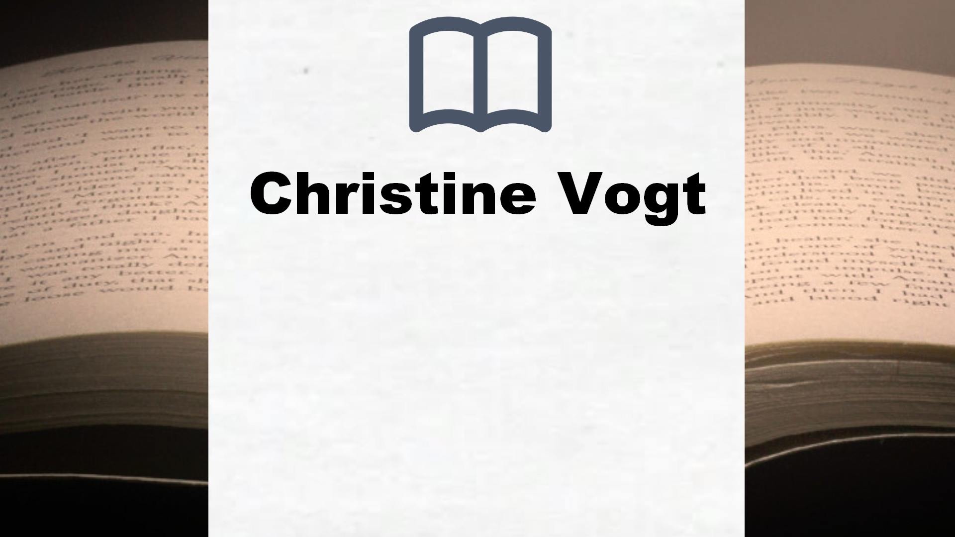 Christine Vogt Bücher