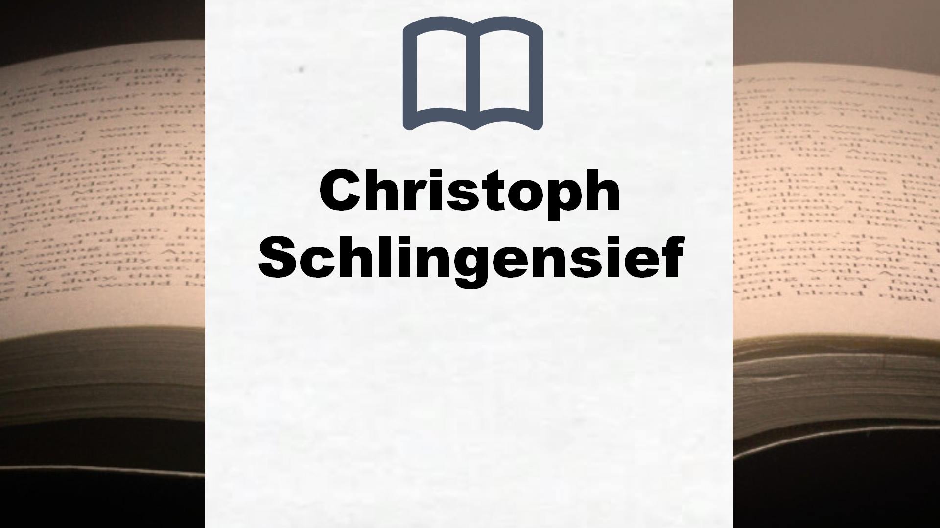 Christoph Schlingensief Bücher