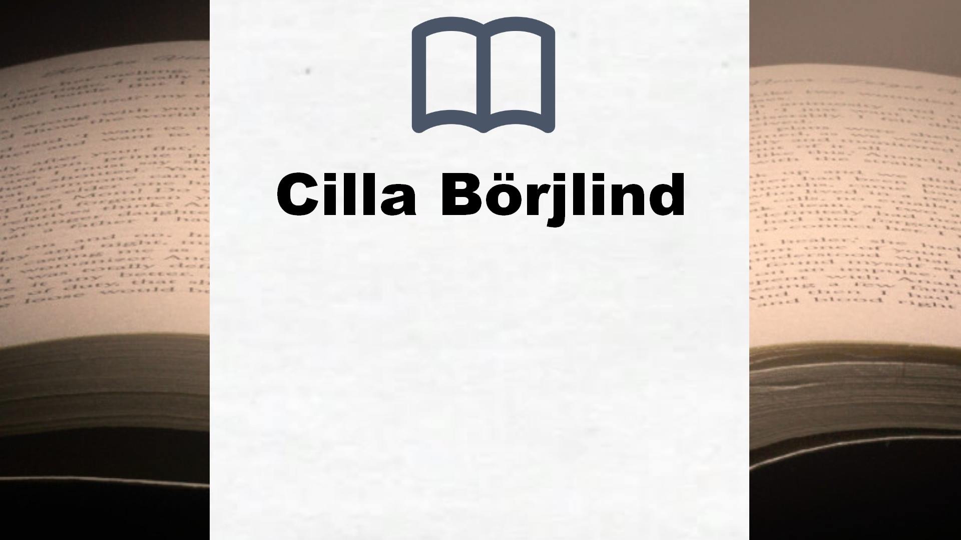 Cilla Börjlind Bücher