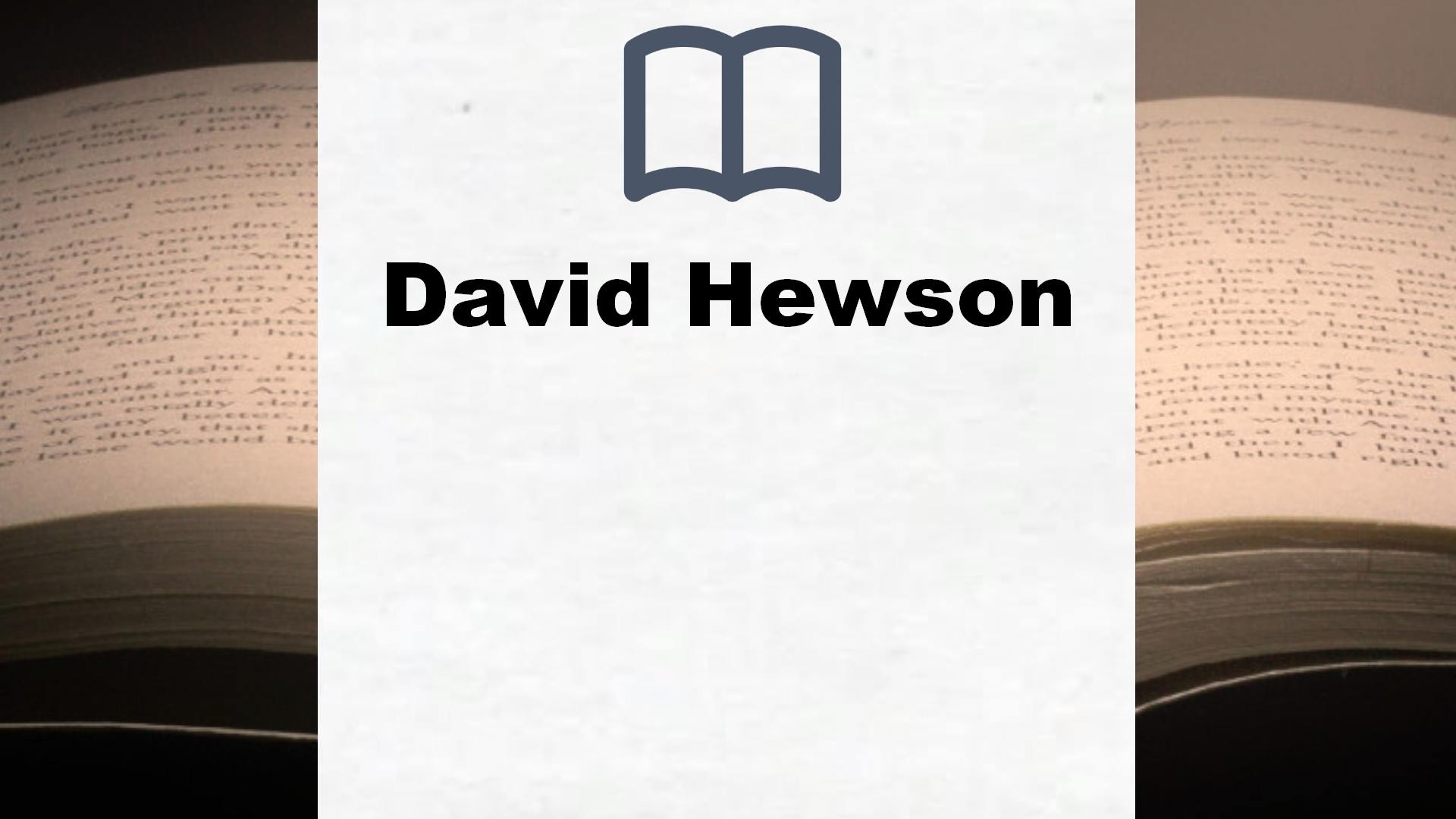 David Hewson Bücher