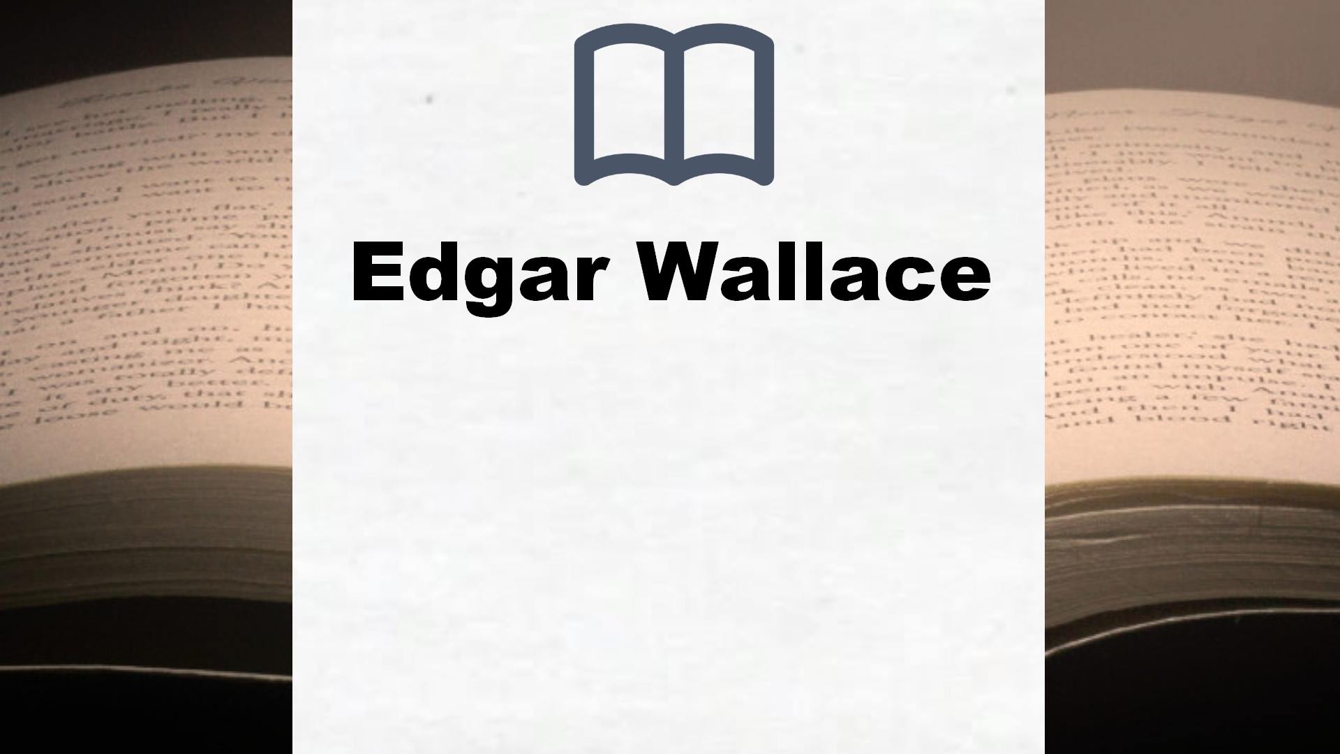 Edgar Wallace Bücher