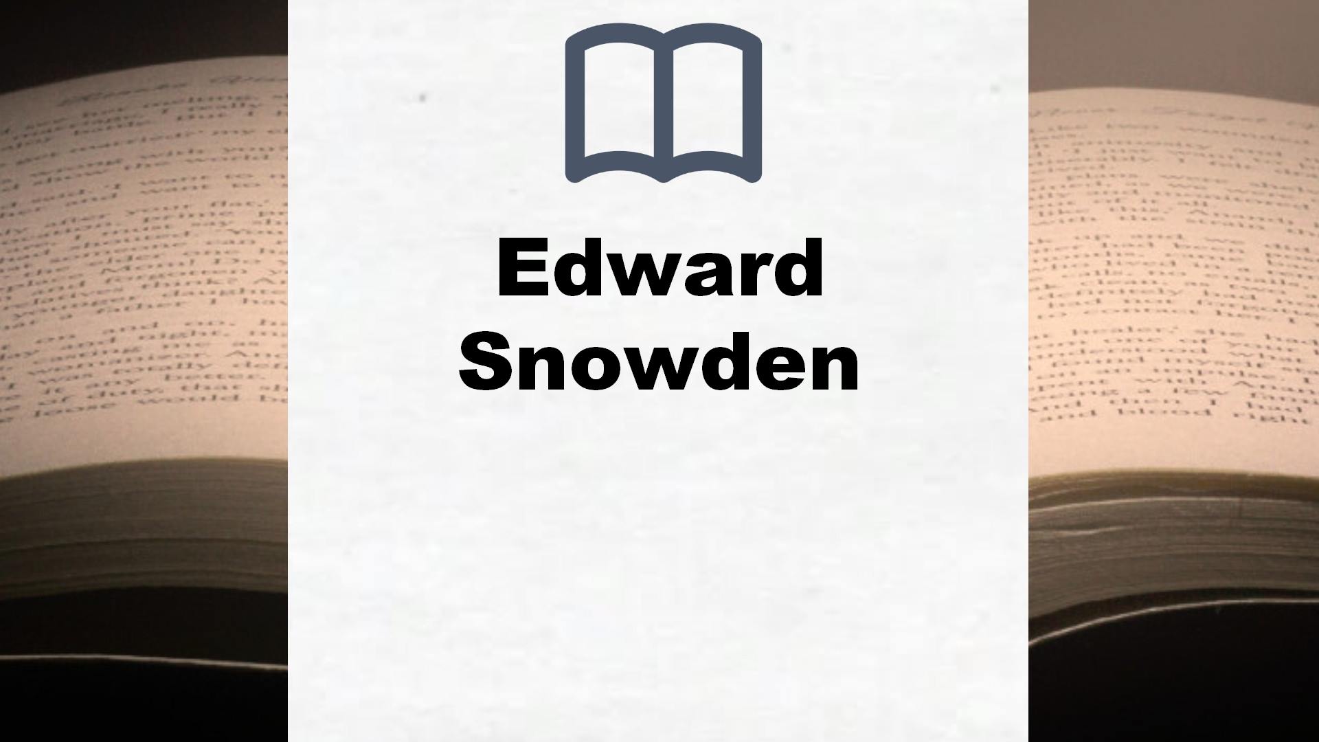 Edward Snowden Bücher