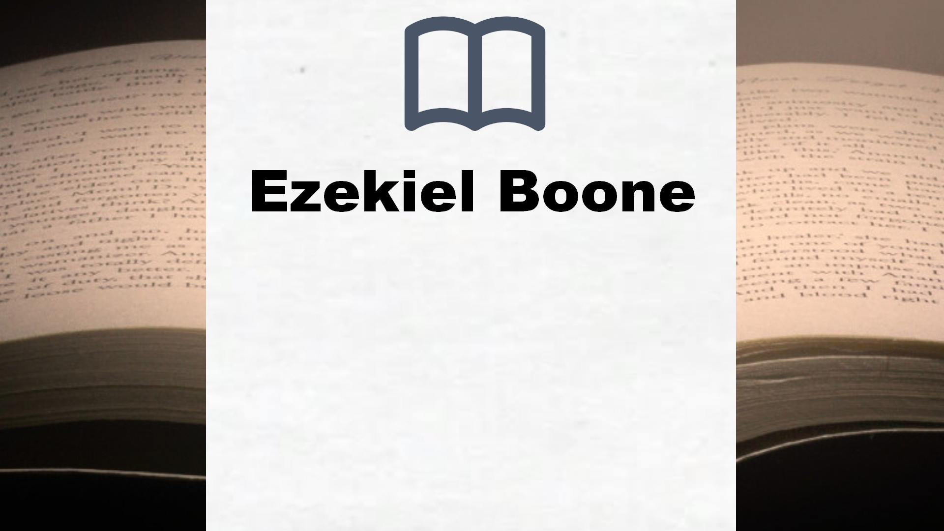 Ezekiel Boone Bücher
