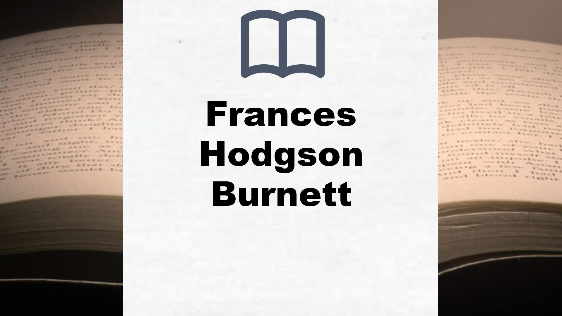Frances Hodgson Burnett Bücher