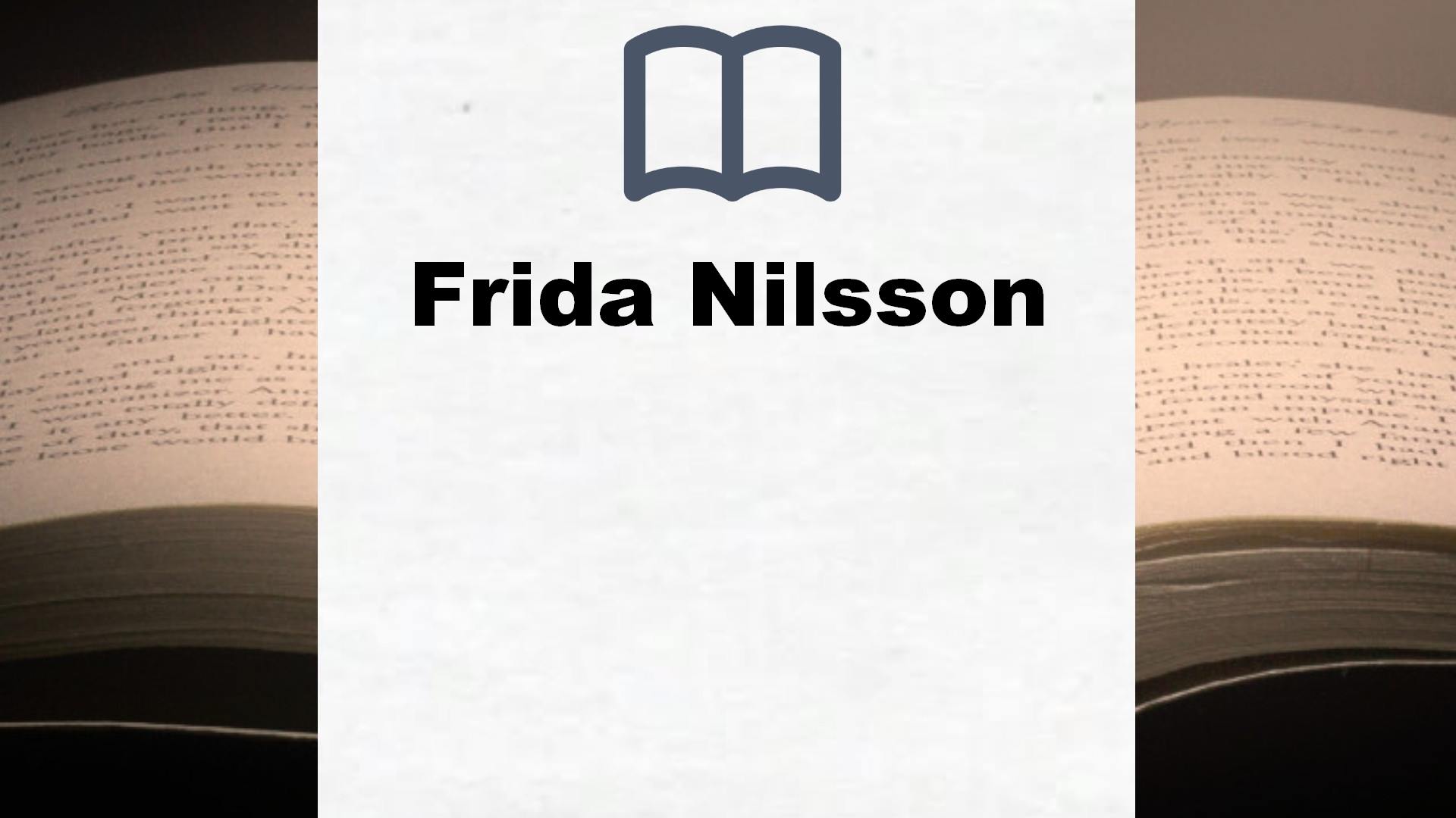 Frida Nilsson Bücher