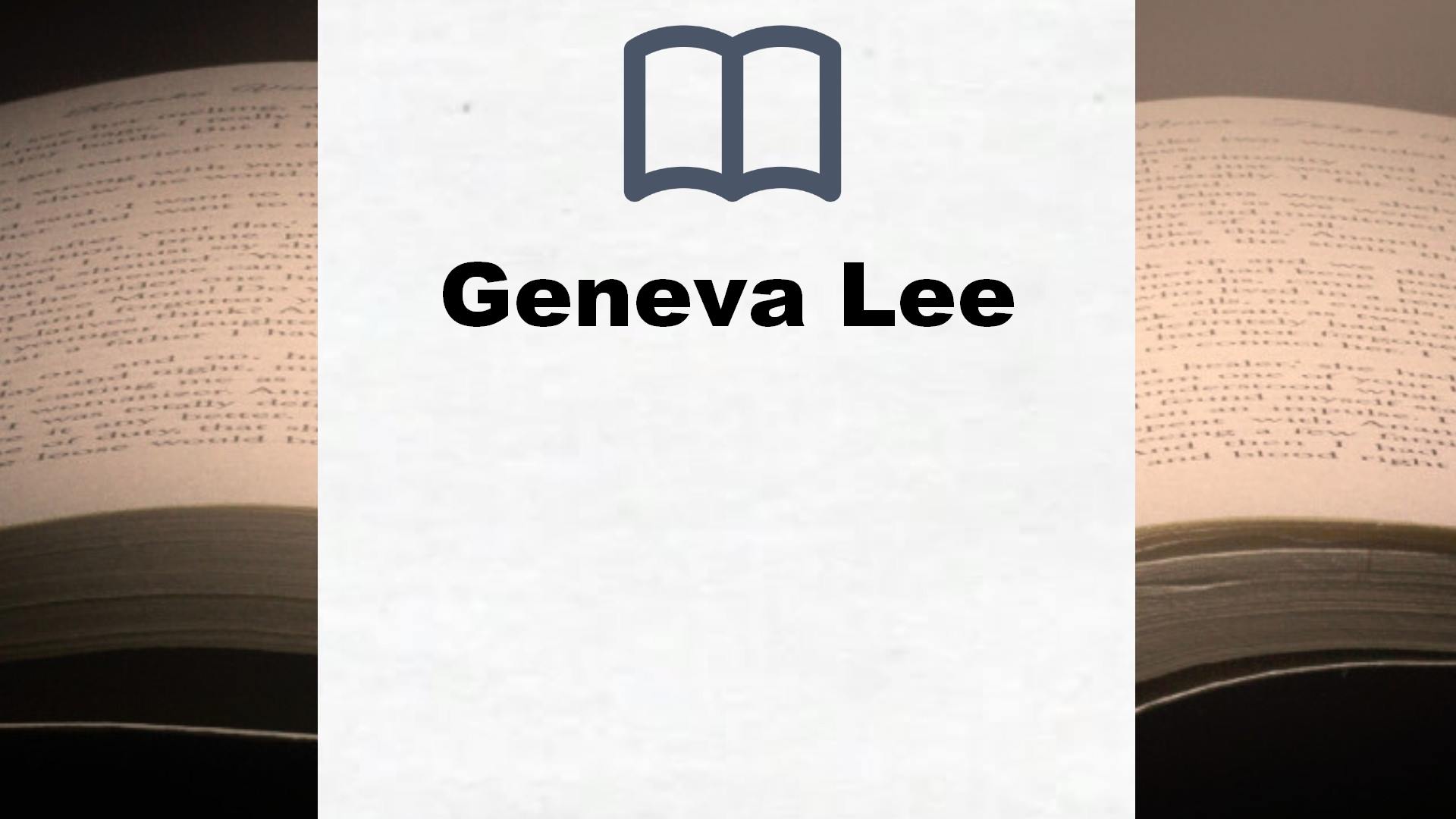 Geneva Lee Bücher