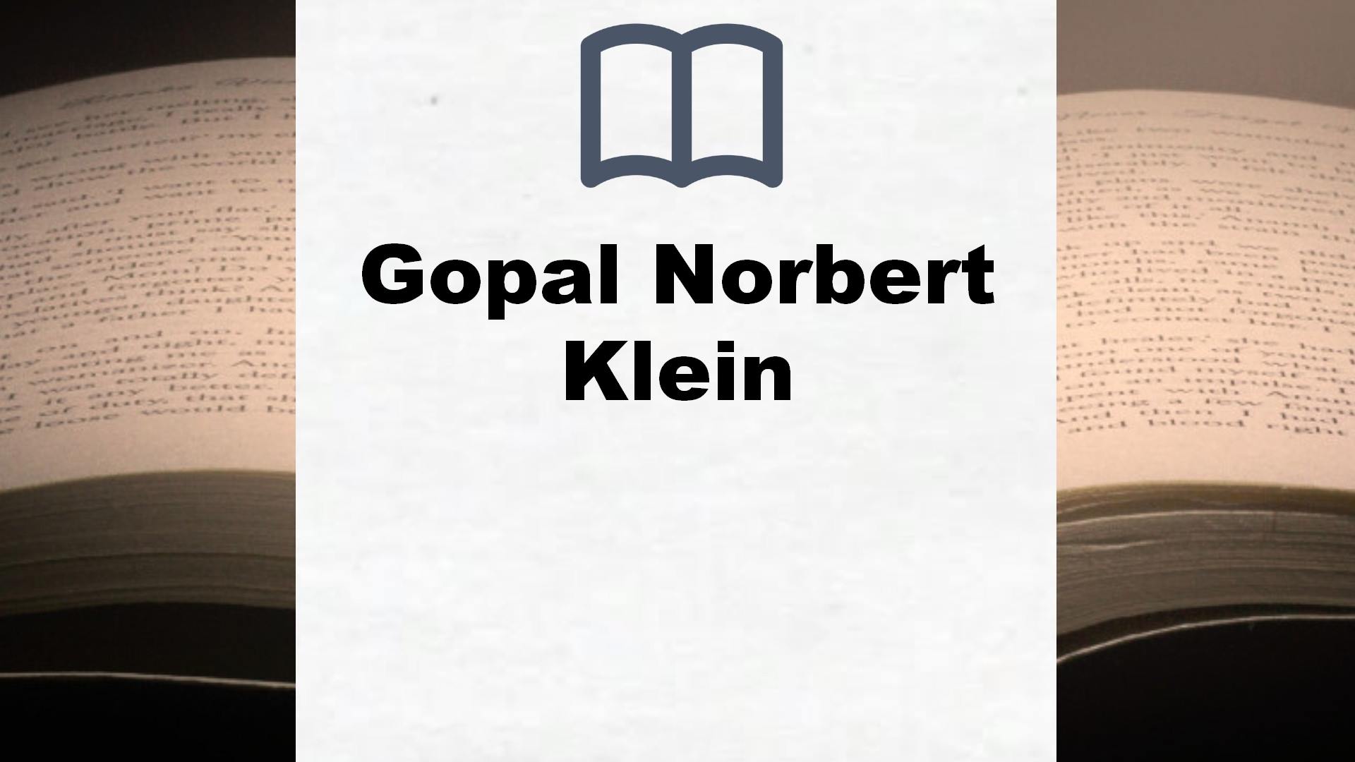Gopal Norbert Klein Bücher