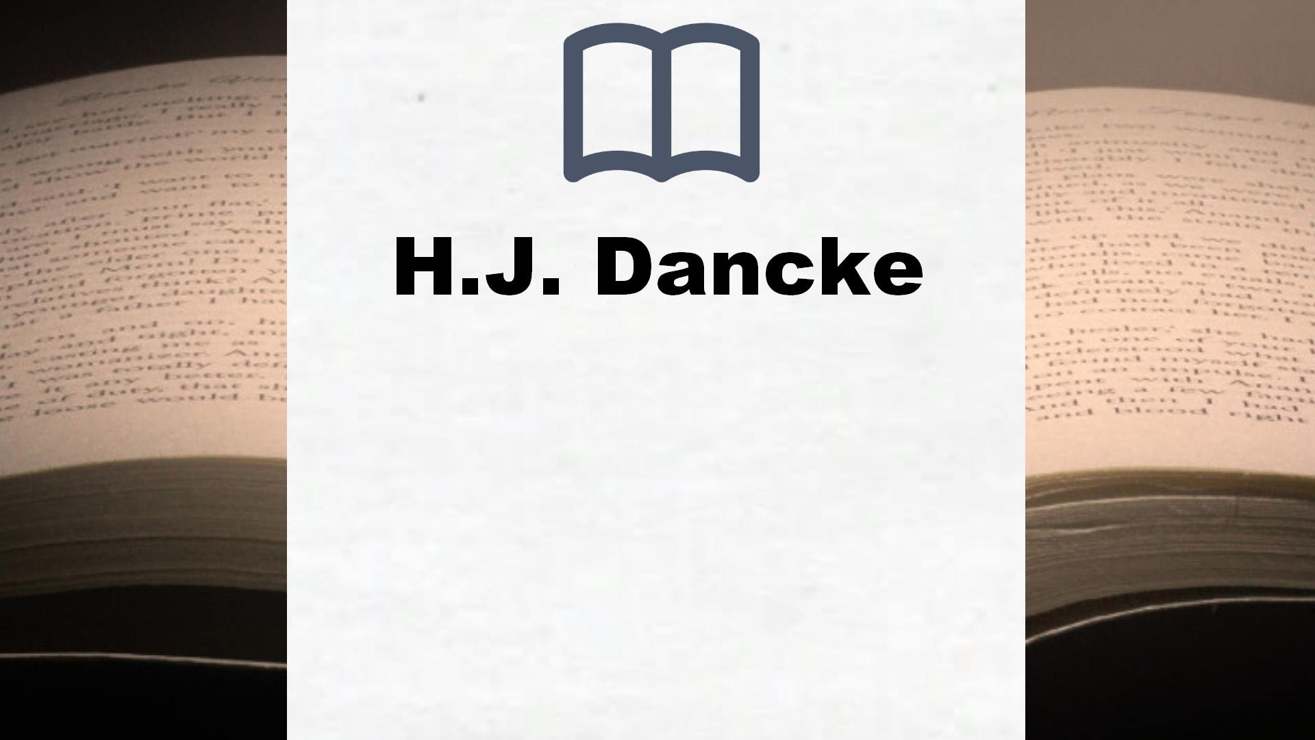 H.J. Dancke Bücher