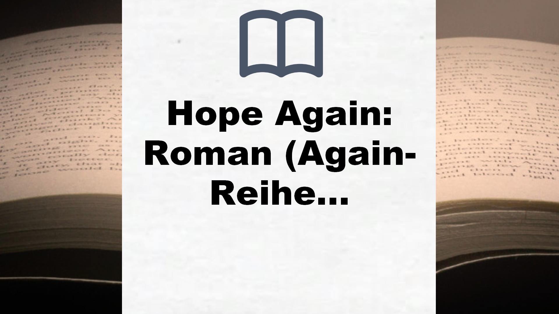 Hope Again: Roman (Again-Reihe, Band 4) – Buchrezension