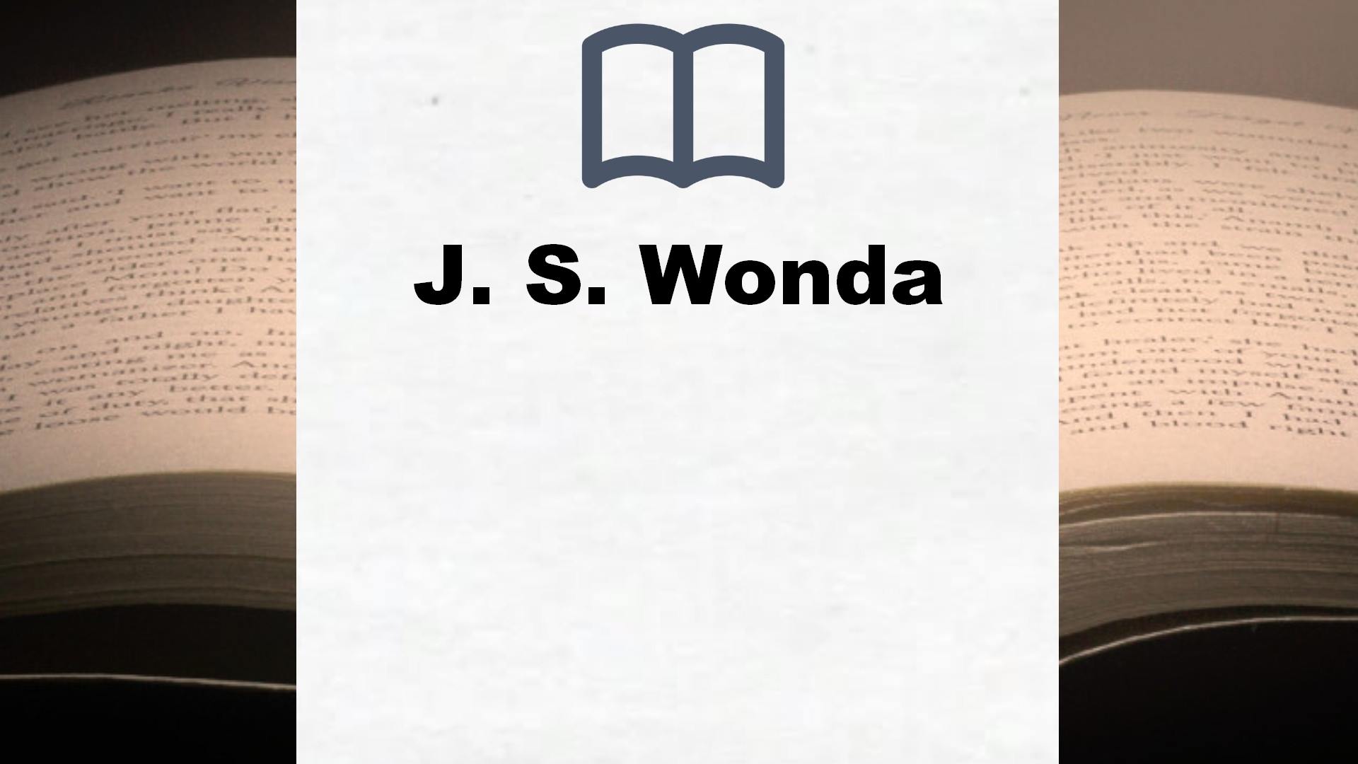 J. S. Wonda Bücher