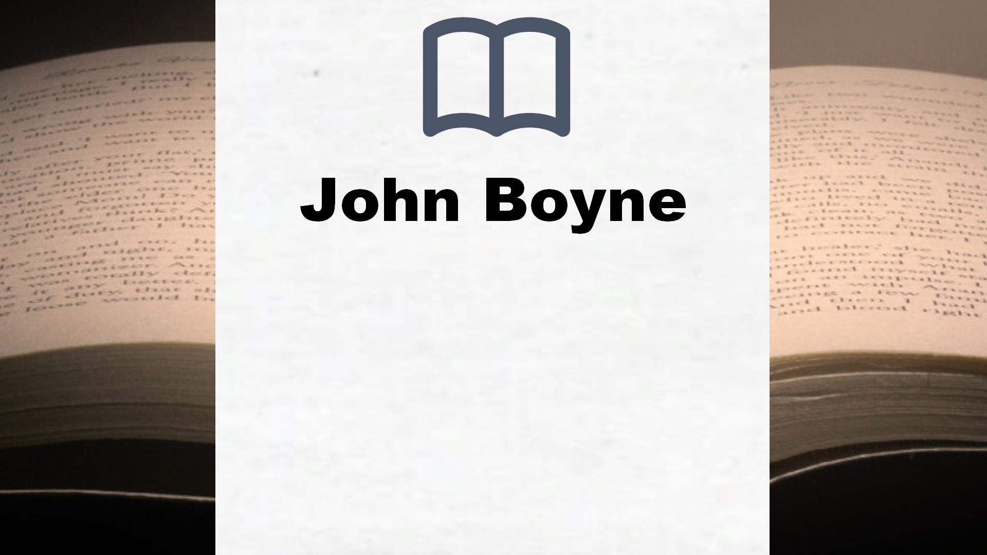 John Boyne Bücher