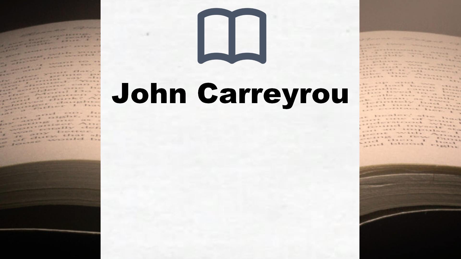 John Carreyrou Bücher