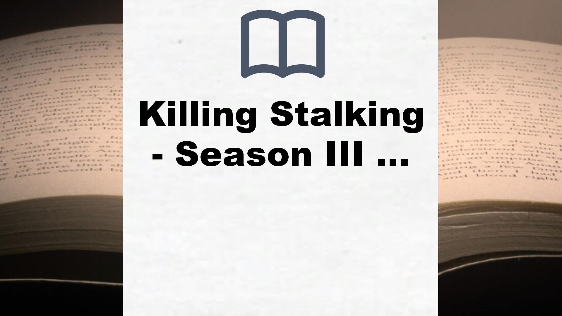 Killing Stalking – Season III 02 – Buchrezension