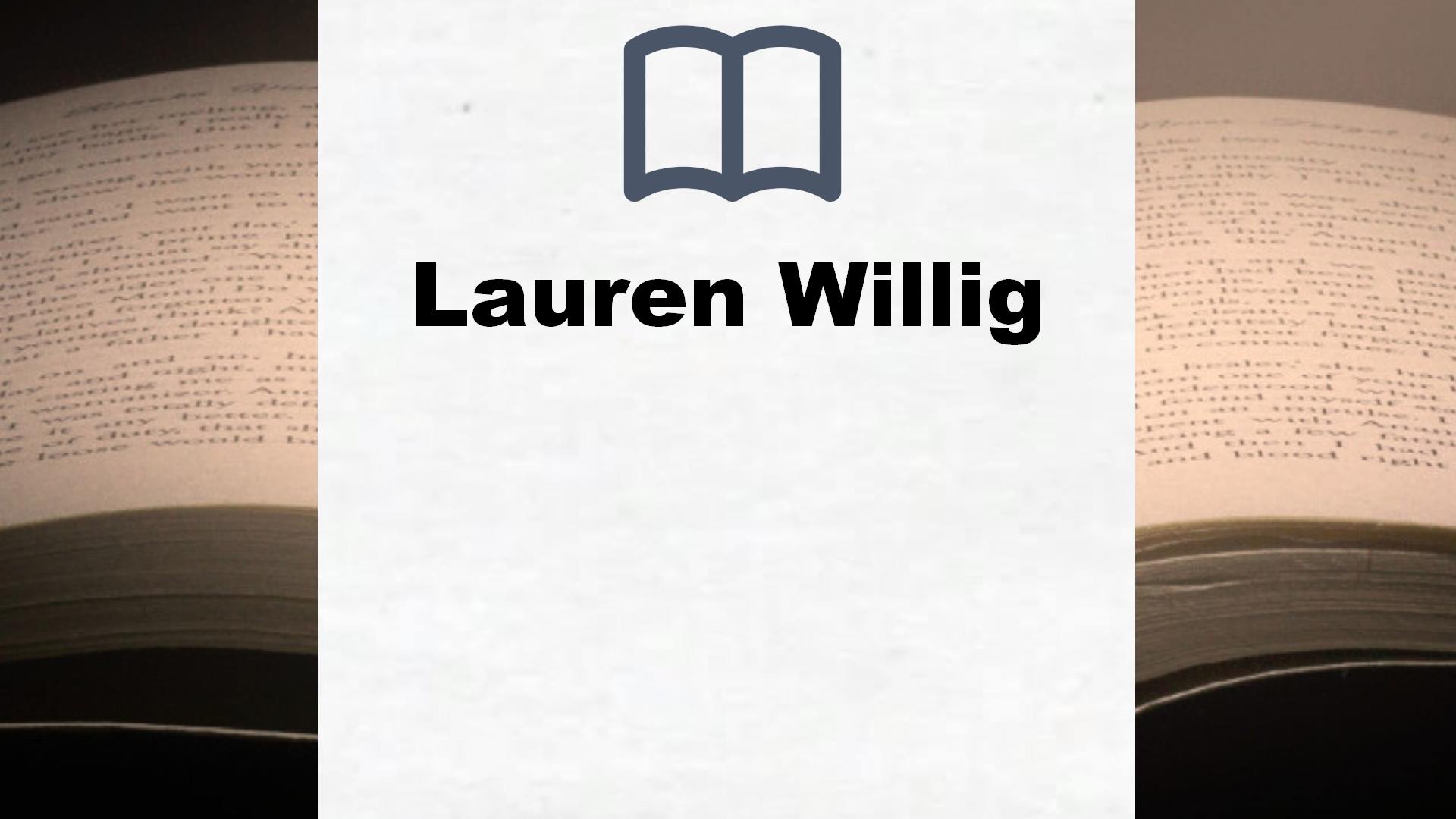 Lauren Willig Bücher