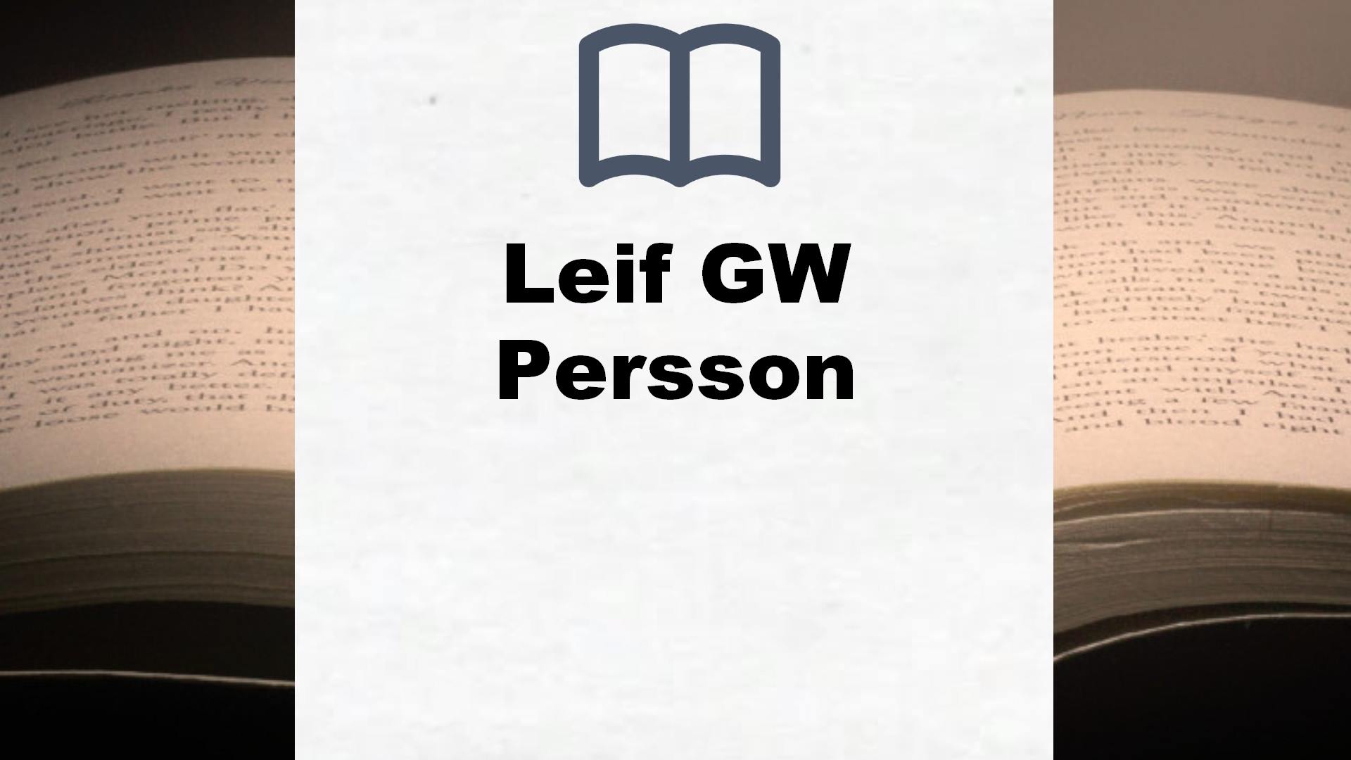 Leif GW Persson Bücher
