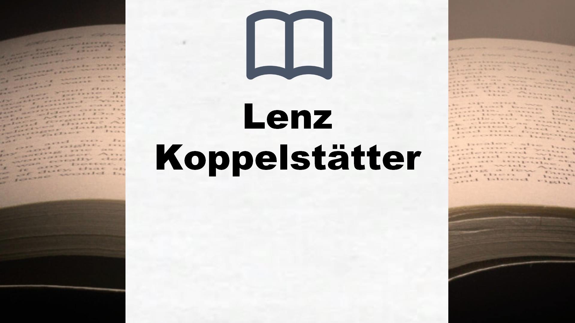 Lenz Koppelstätter Bücher