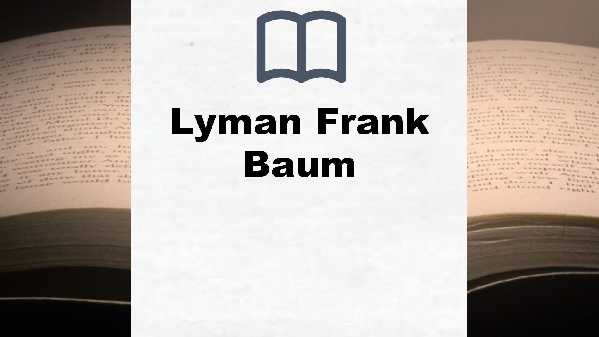 Lyman Frank Baum Bücher