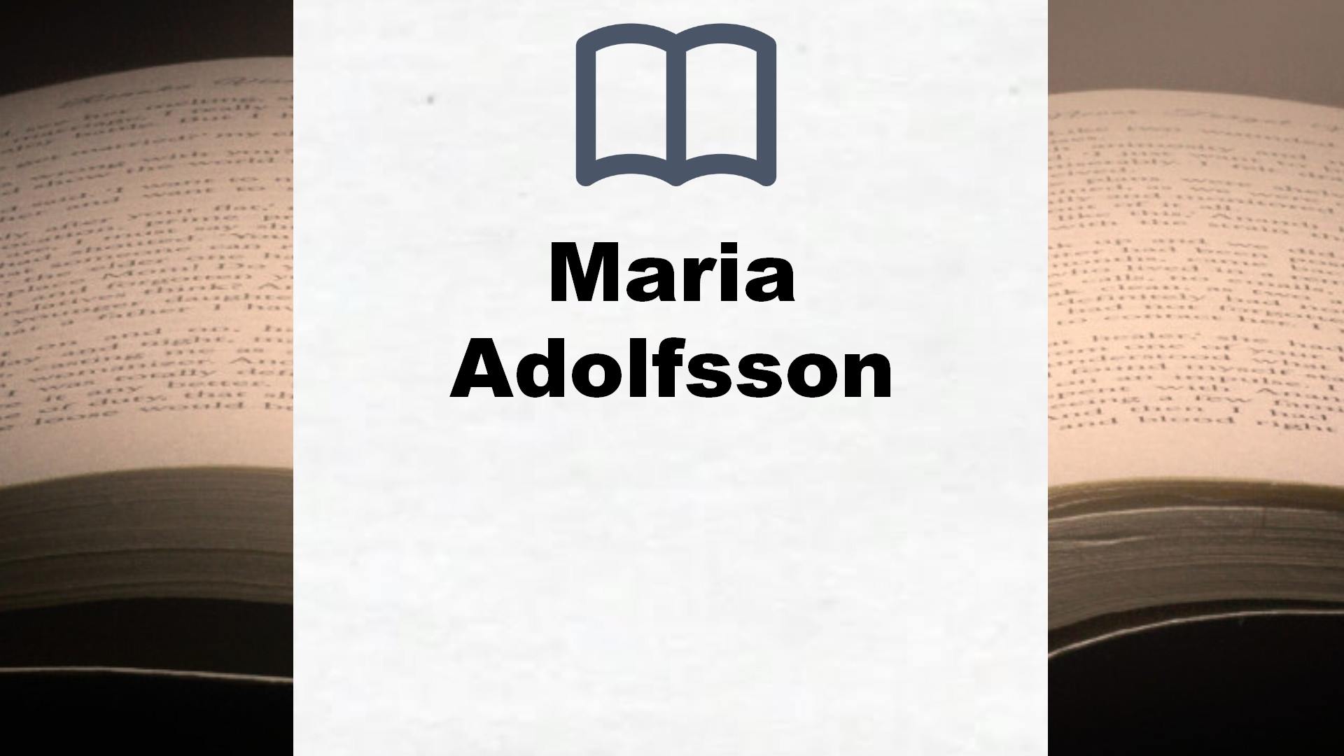 Maria Adolfsson Bücher