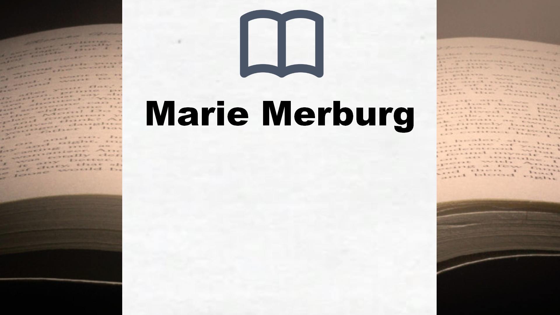 Marie Merburg Bücher